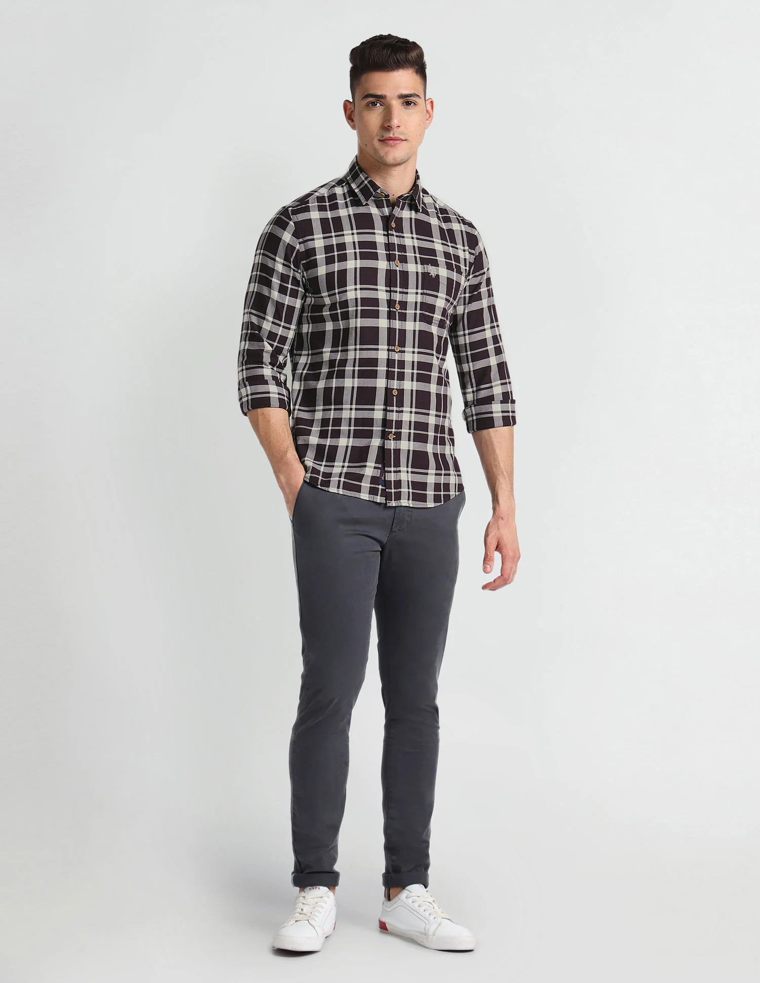 Tartan Check Twill Shirt - Image 3