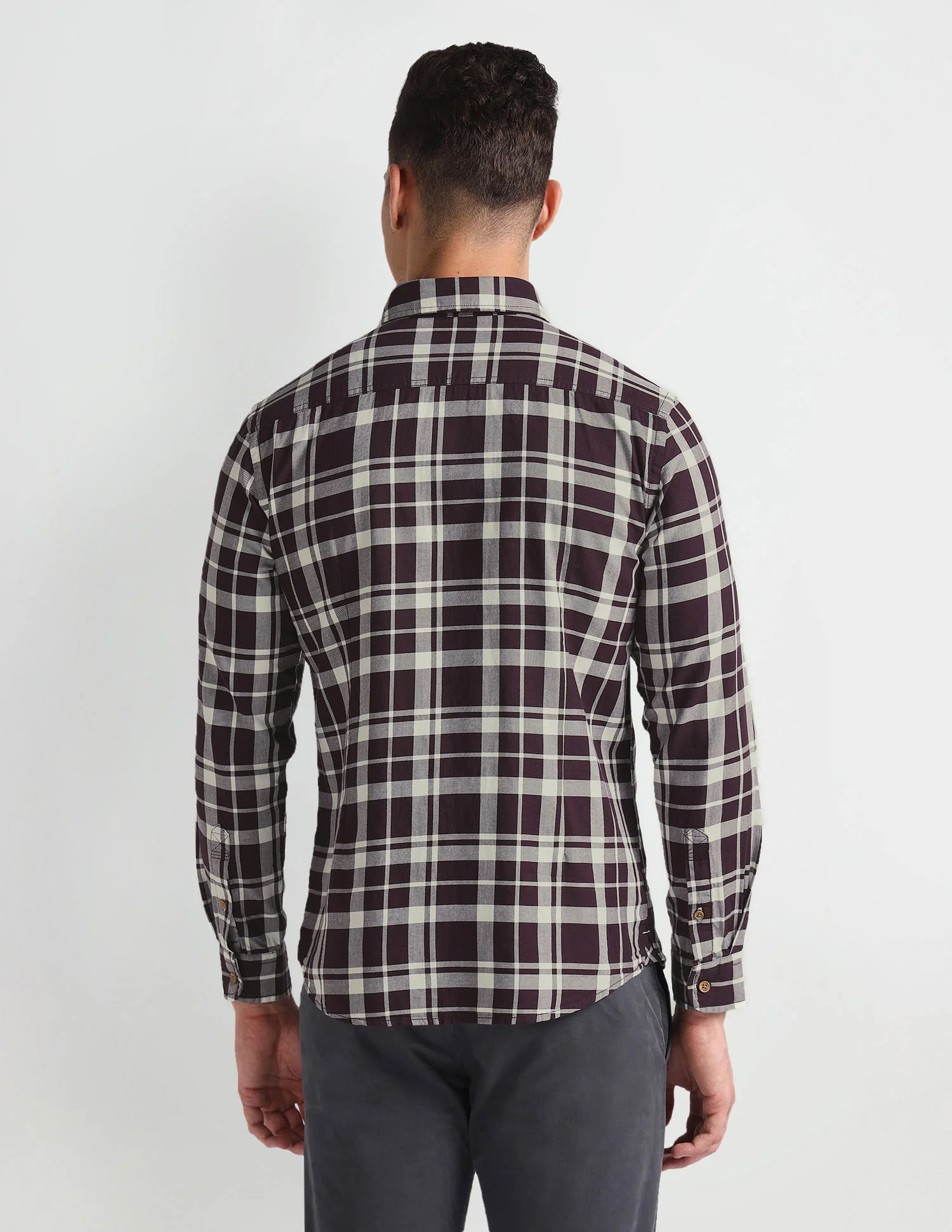 Tartan Check Twill Shirt - Image 5