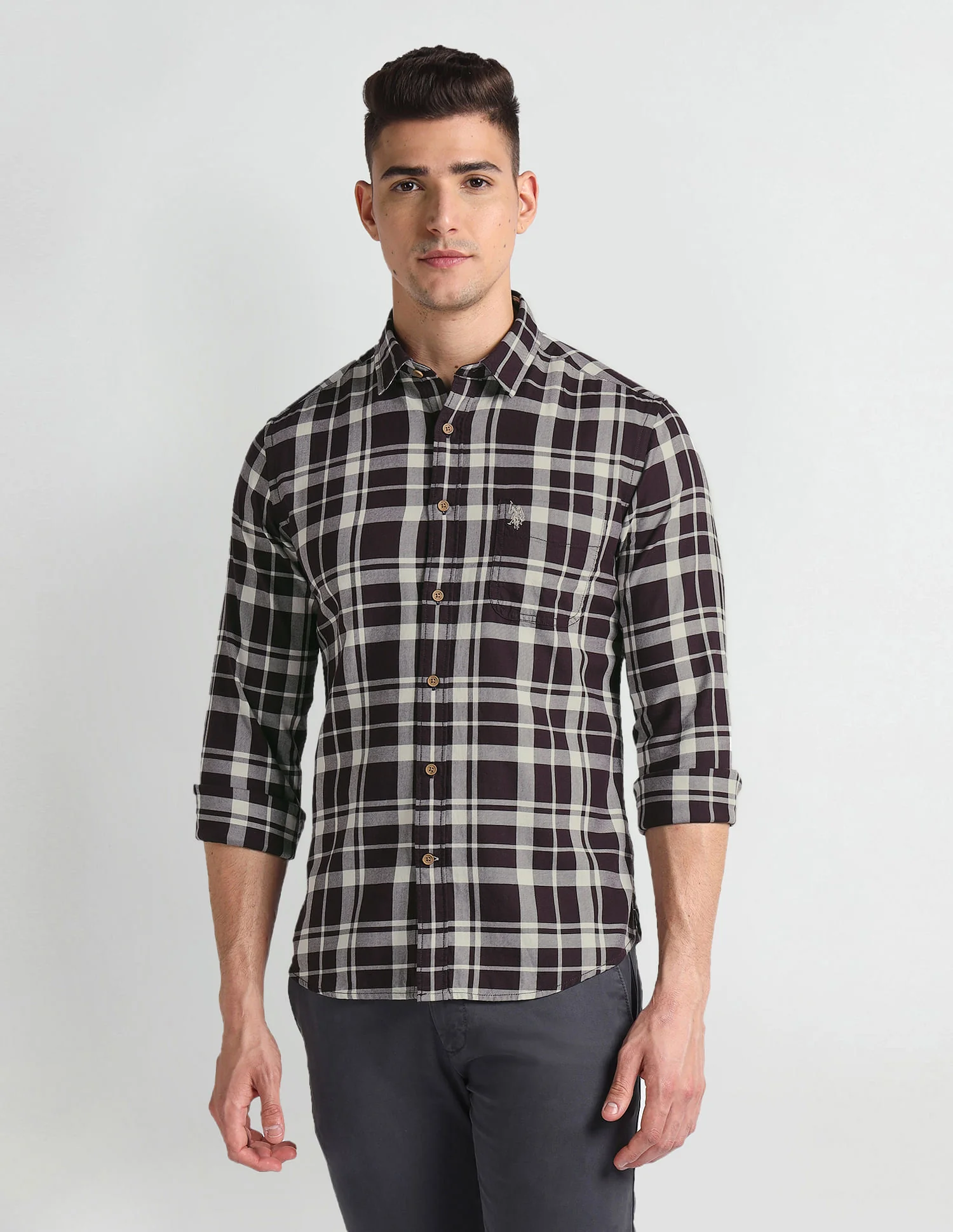 Tartan Check Twill Shirt - Image 6