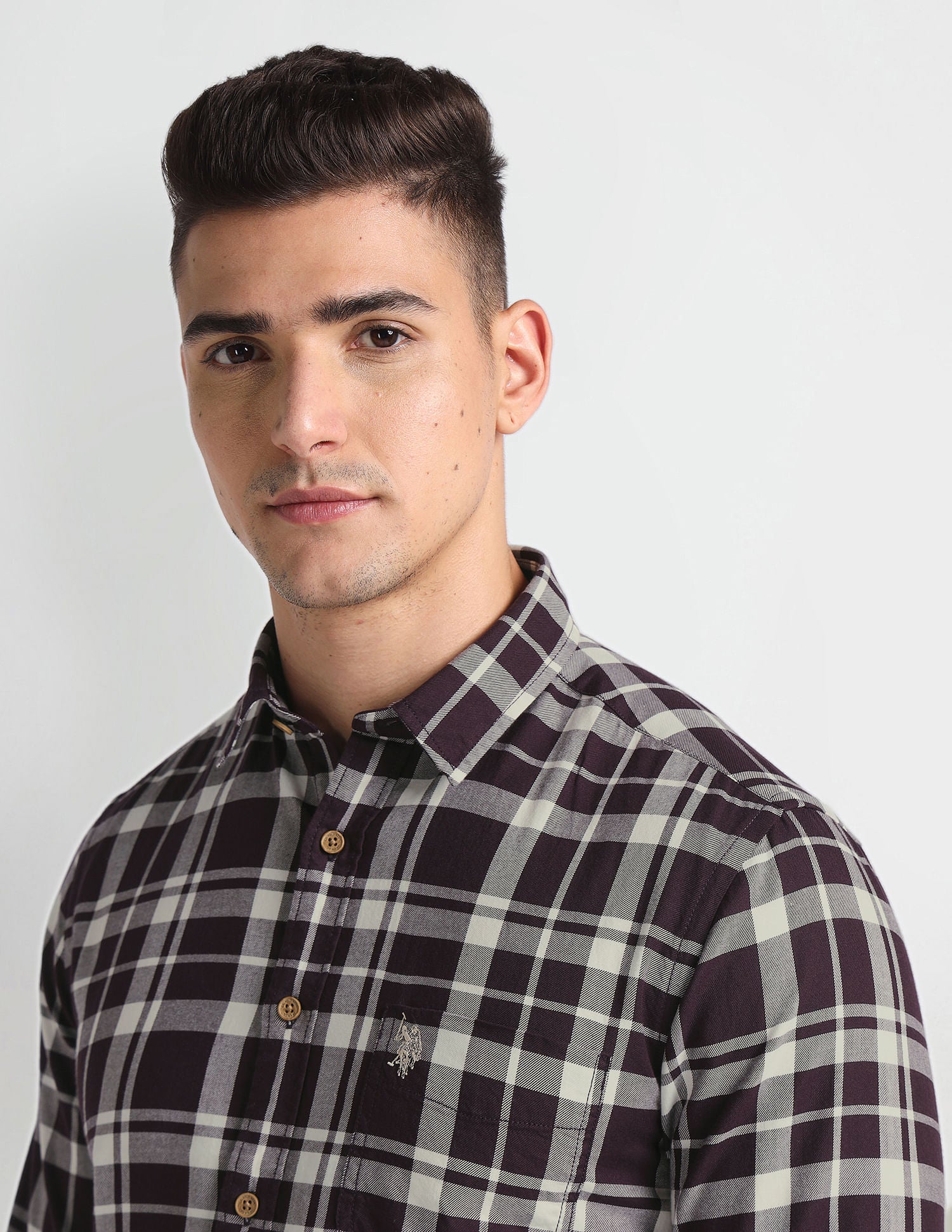 Tartan Check Twill Shirt - Image 7