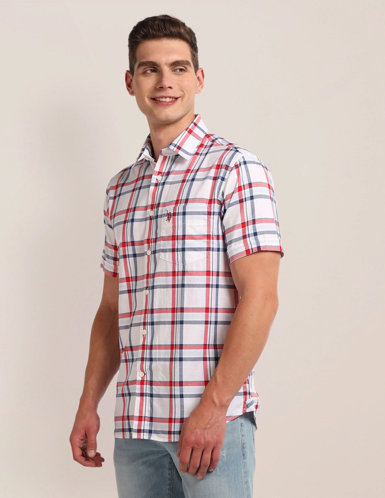 Tartan Check Twill Shirt - Image 4
