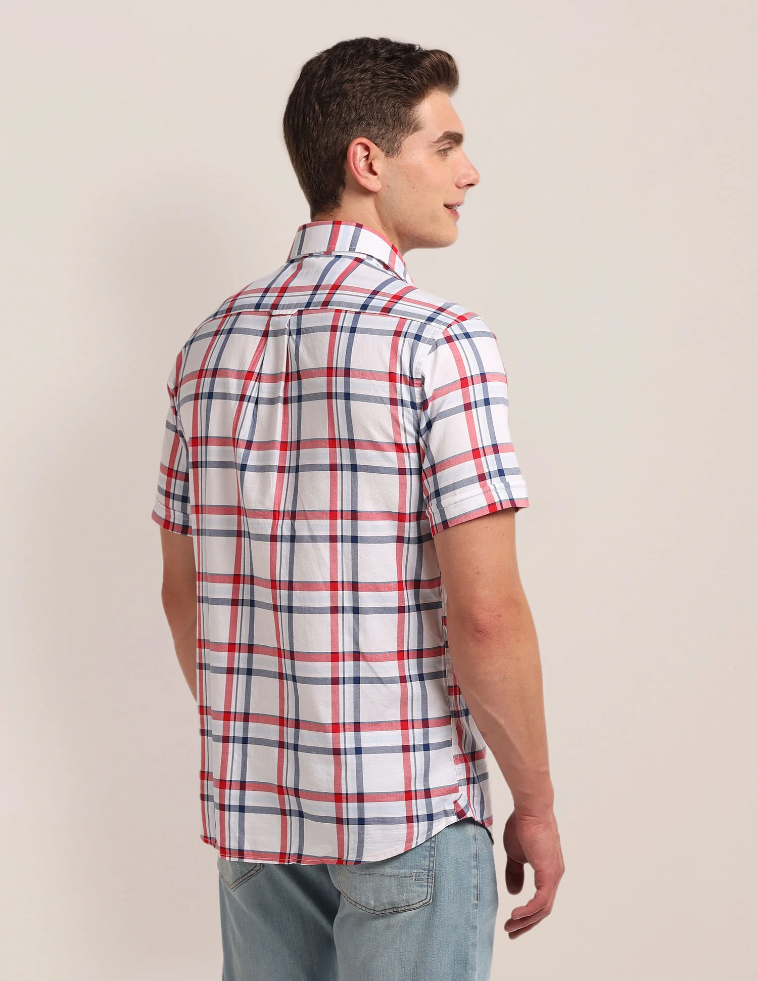 Tartan Check Twill Shirt - Image 5