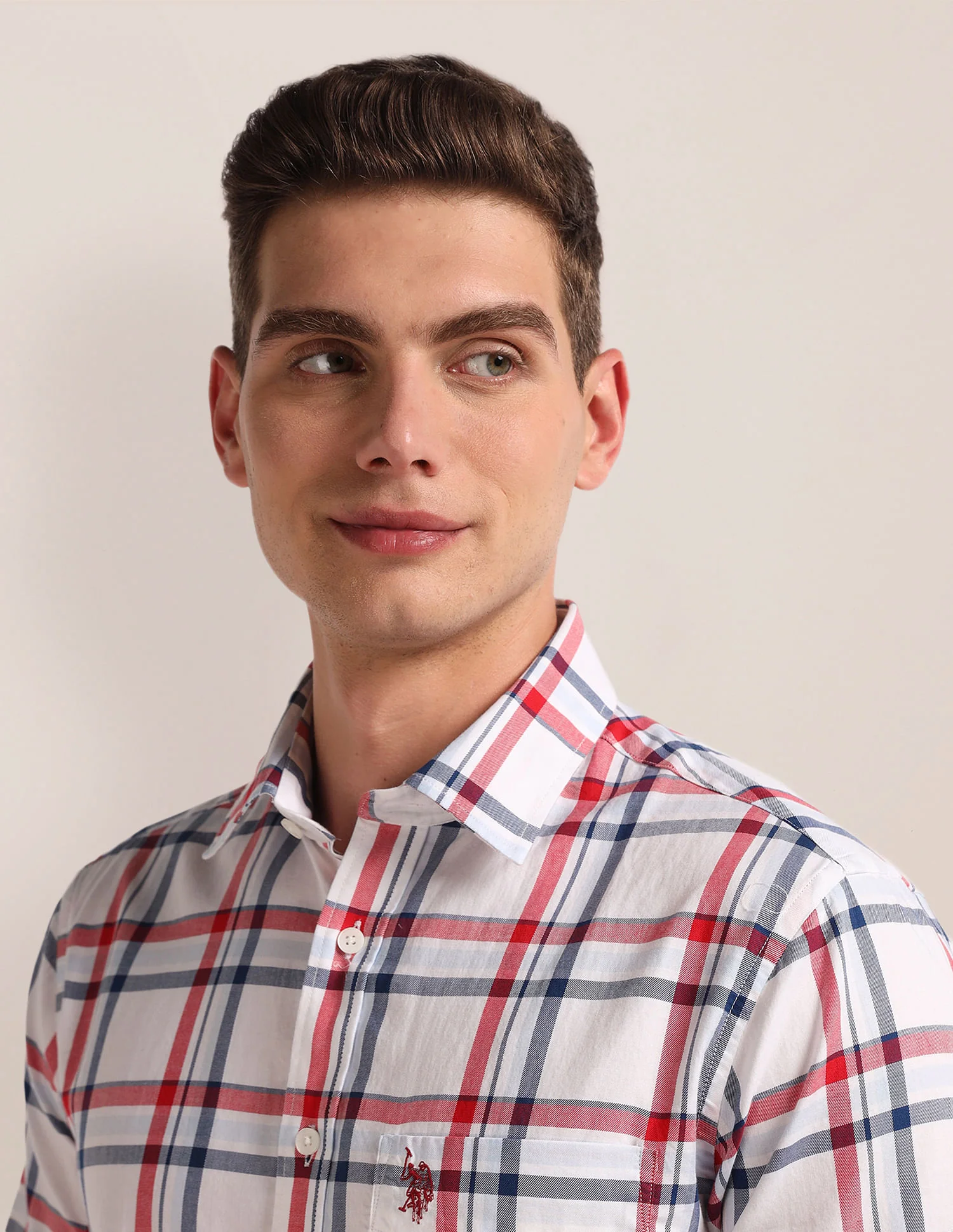 Tartan Check Twill Shirt - Image 7