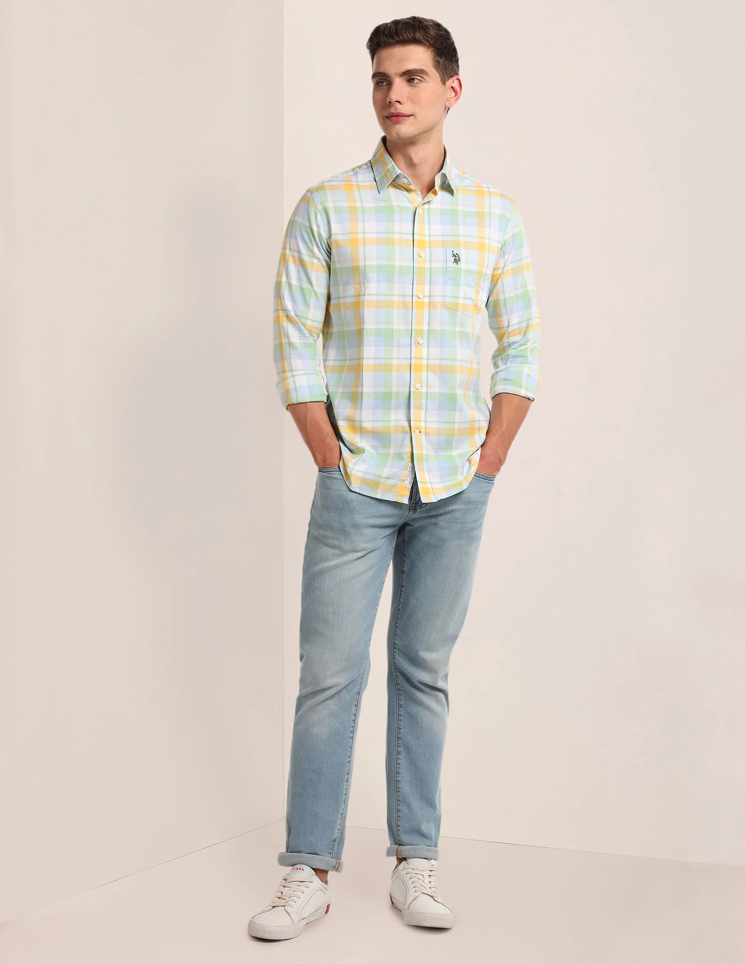 Tartan Check Twill Shirt - Image 3