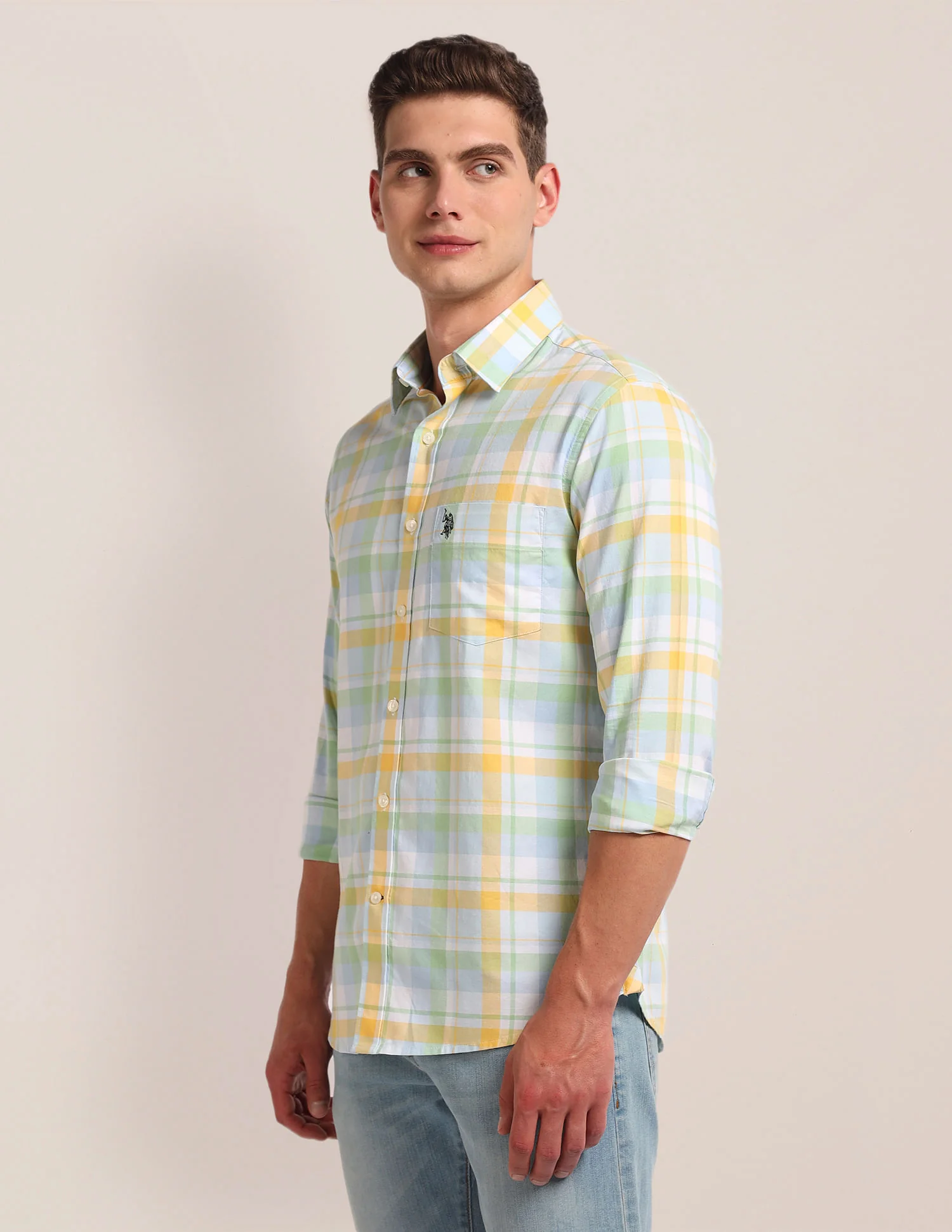 Tartan Check Twill Shirt - Image 4