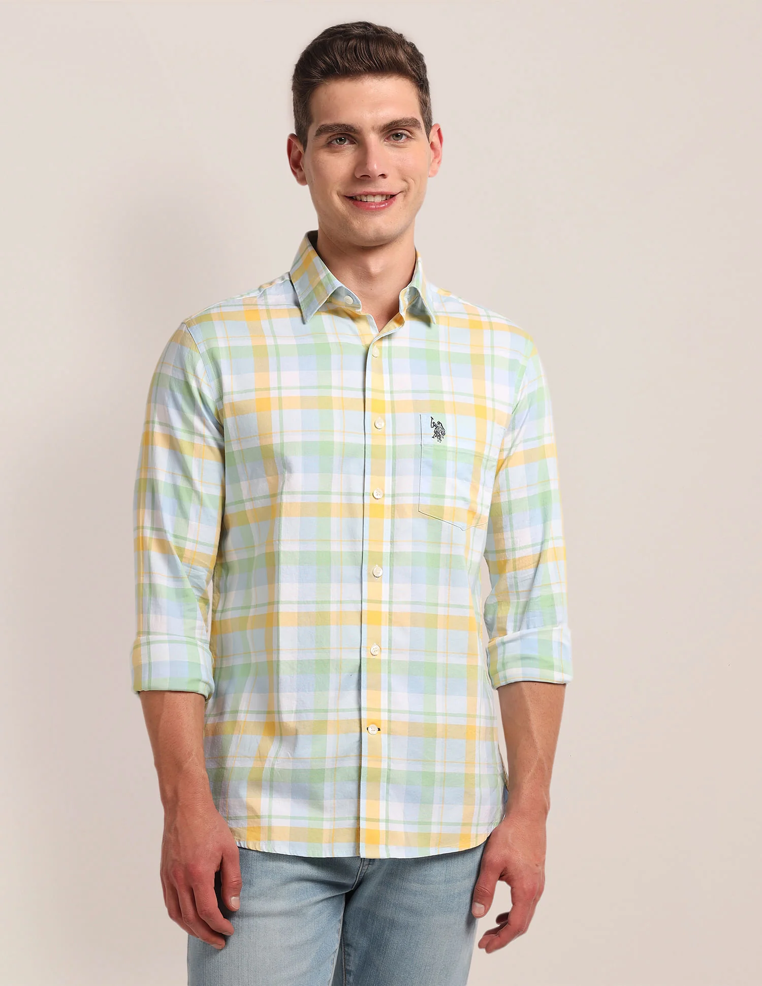 Tartan Check Twill Shirt - Image 6