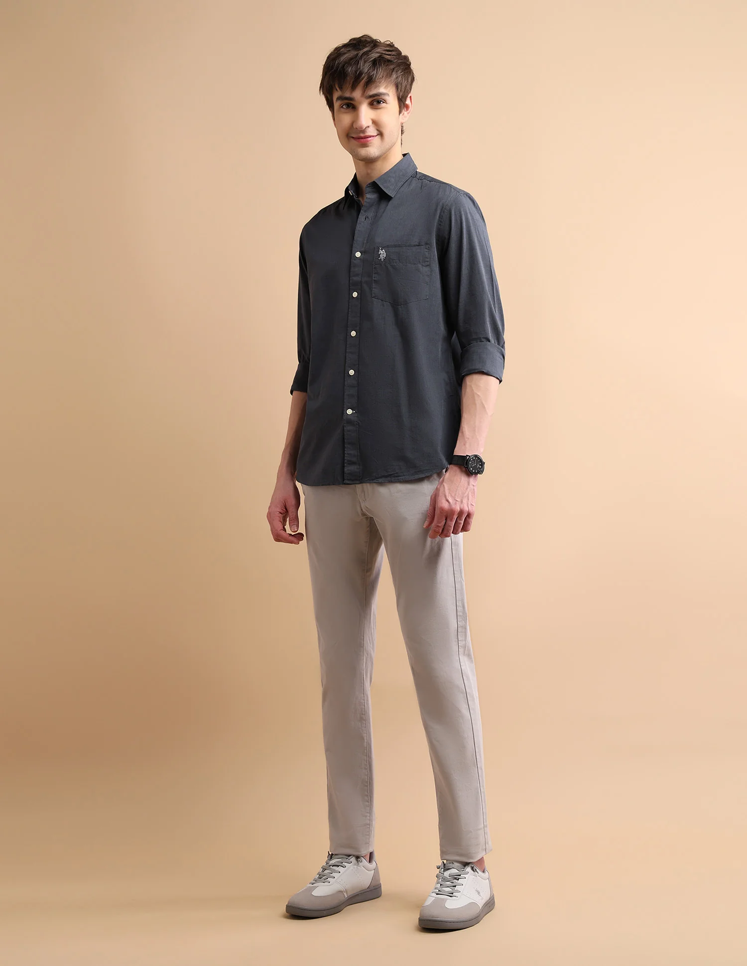 Textured Cotton Shirt - Image 3