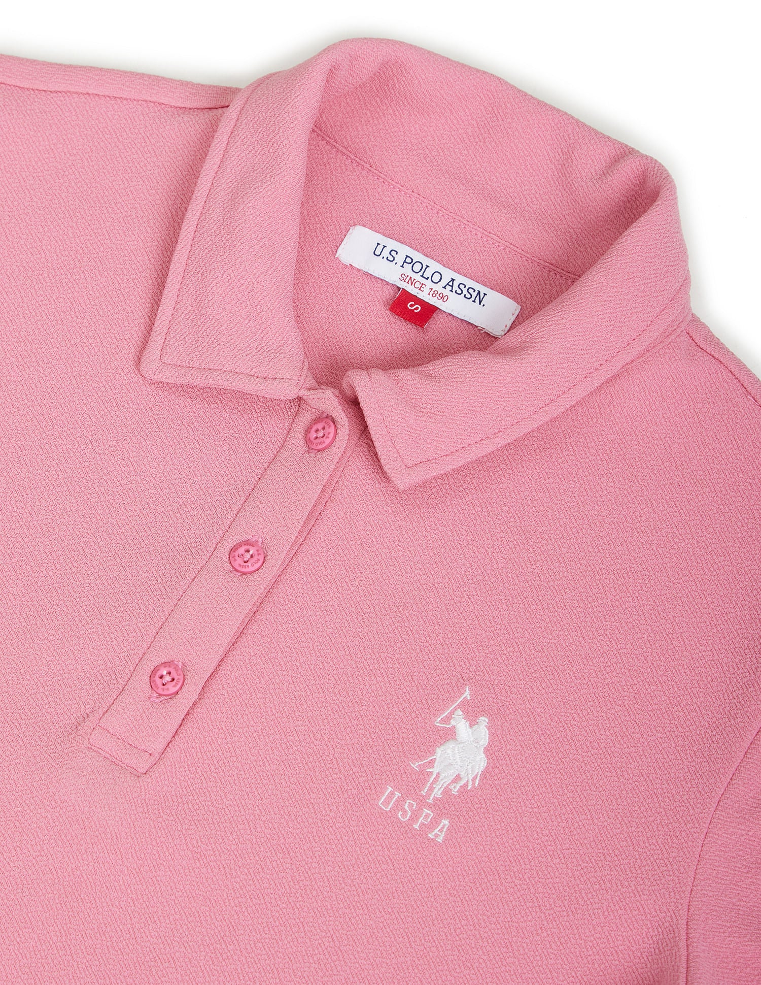 Textured Slim Polo Shirt - Image 2