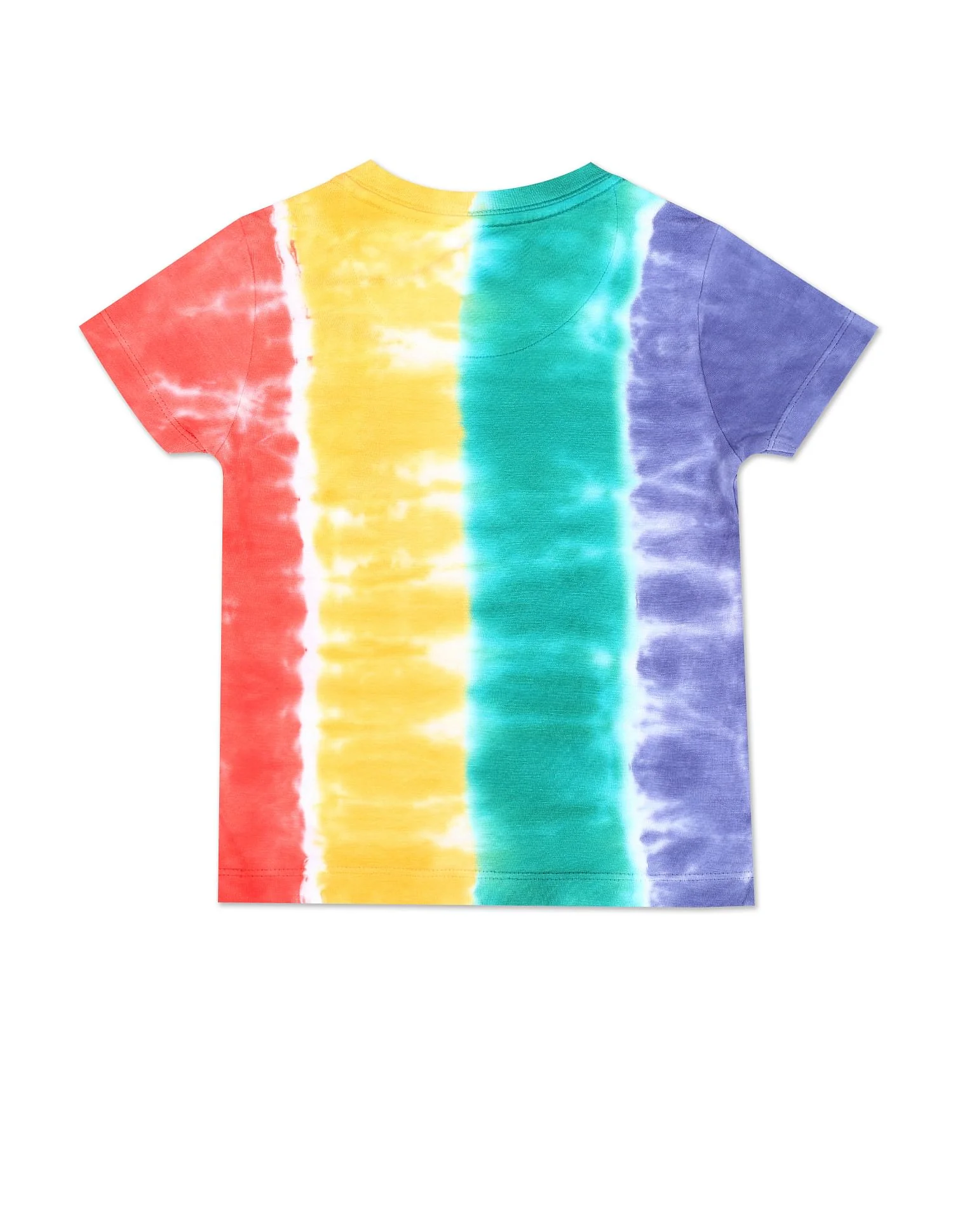 Boys Tie- Dye Crew Neck T-Shirt - Image 2