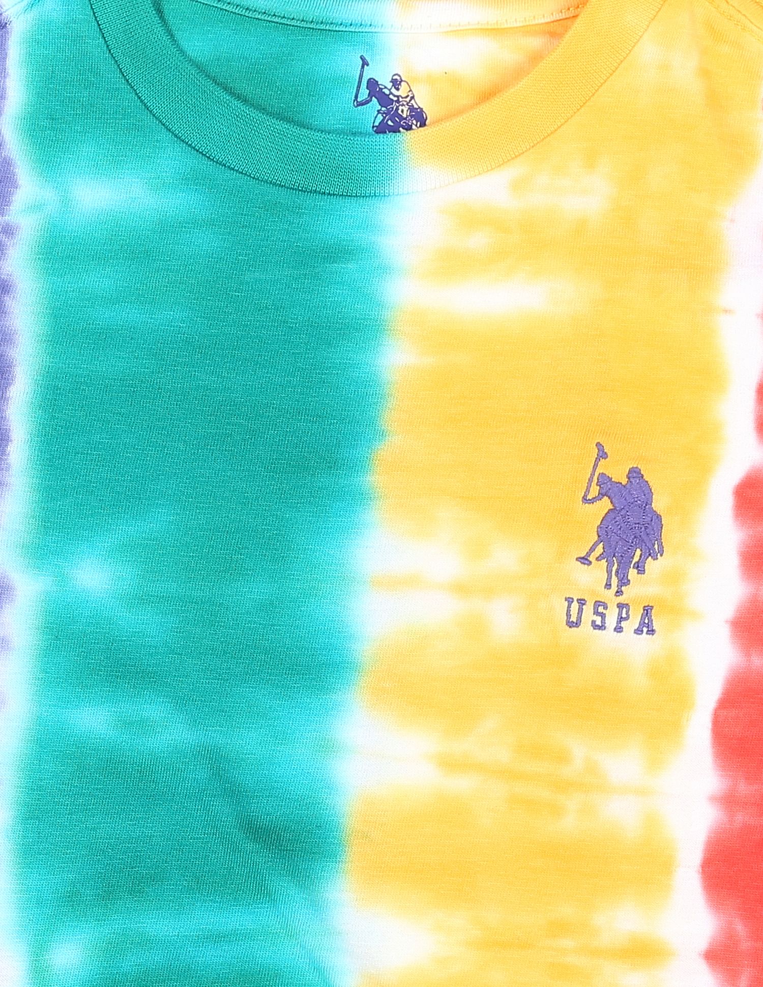 Boys Tie- Dye Crew Neck T-Shirt - Image 3
