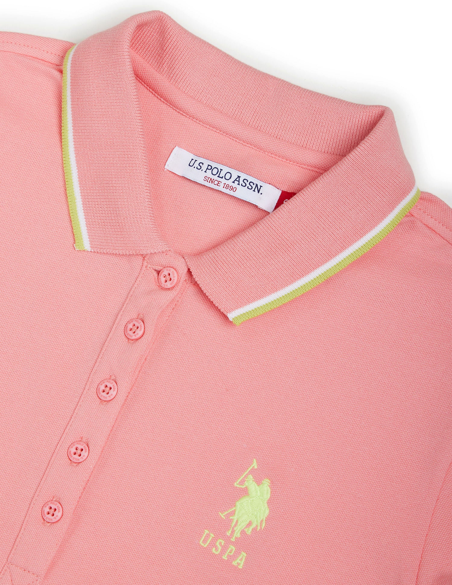 Tipped Collar Cotton Stretch Polo Shirt - Image 2