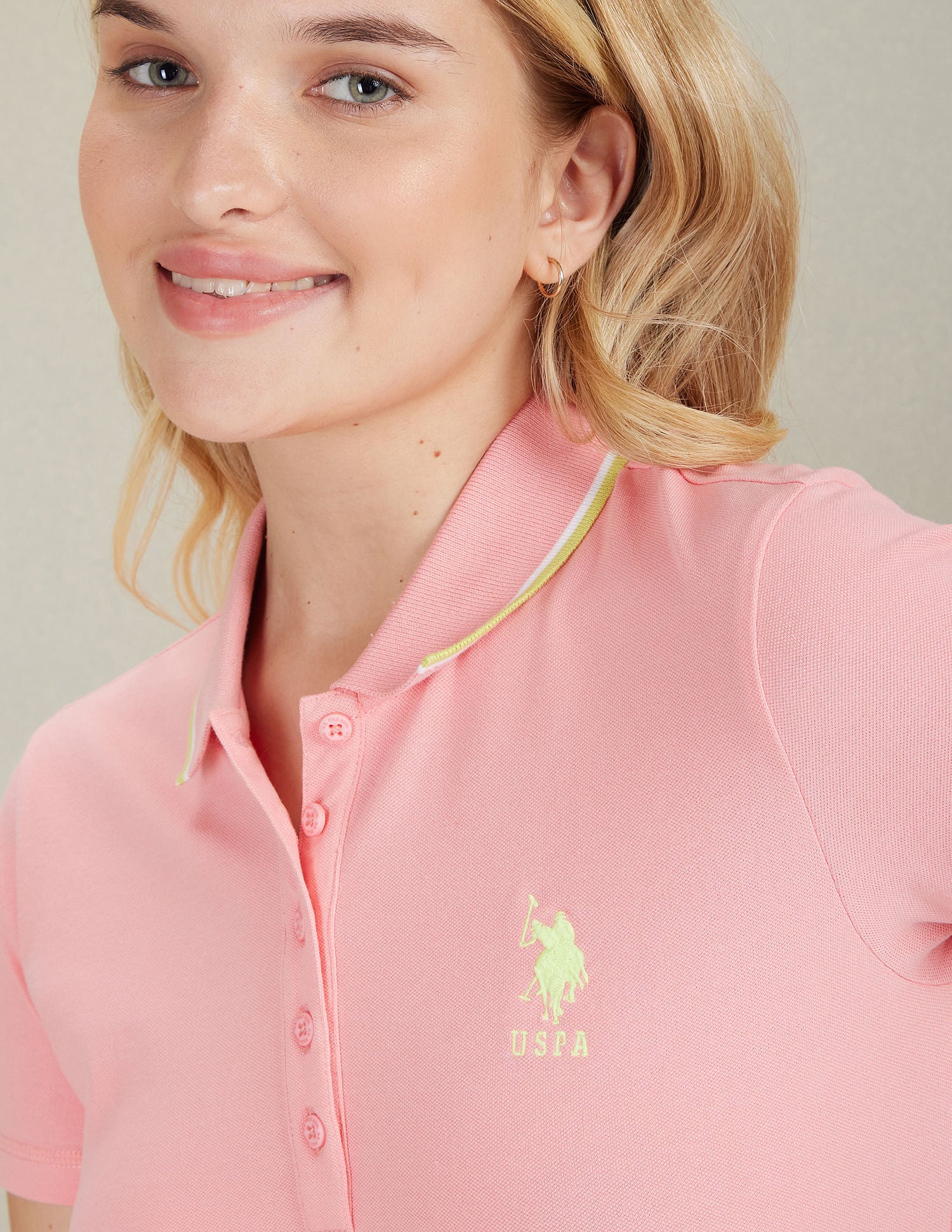 Tipped Collar Cotton Stretch Polo Shirt - Image 7
