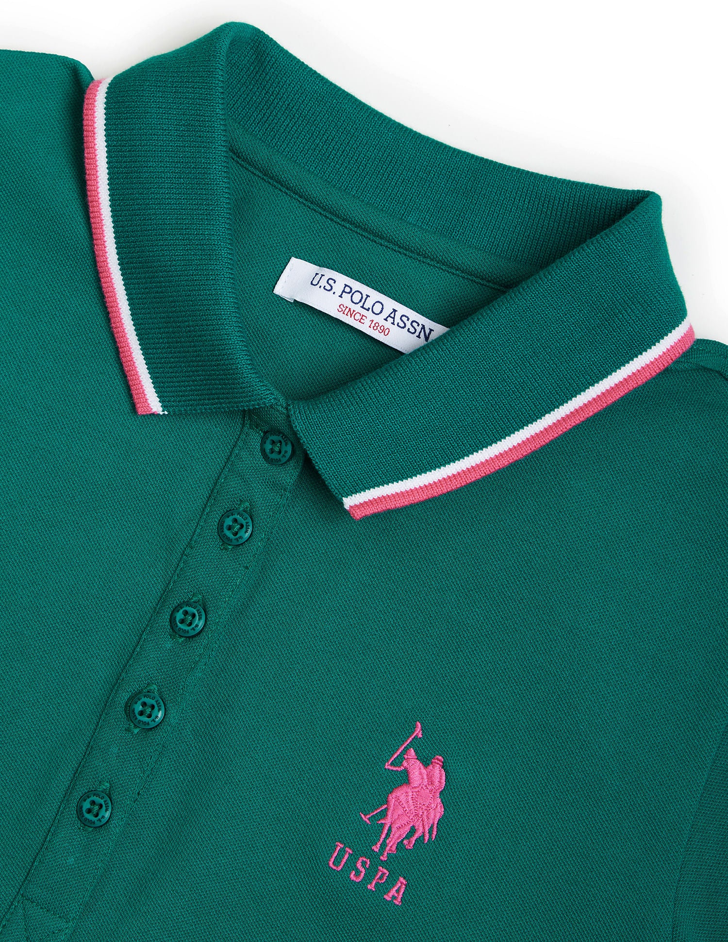 Tipped Collar Cotton Stretch Polo Shirt - Image 2