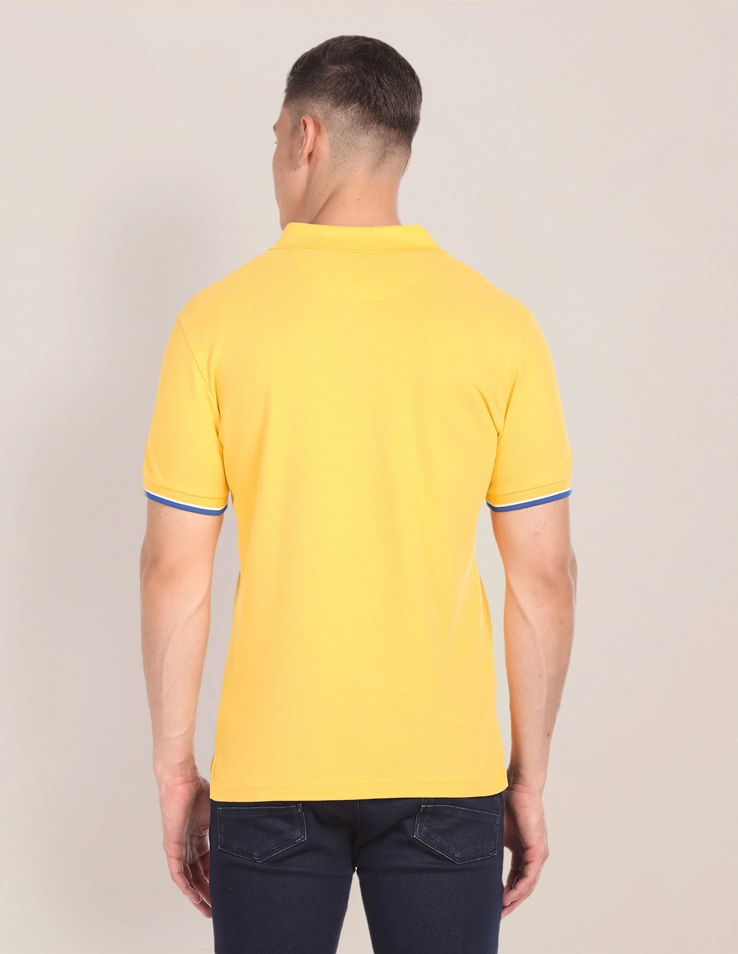 Tipped Collar Slim Fit Polo Shirt - Image 5