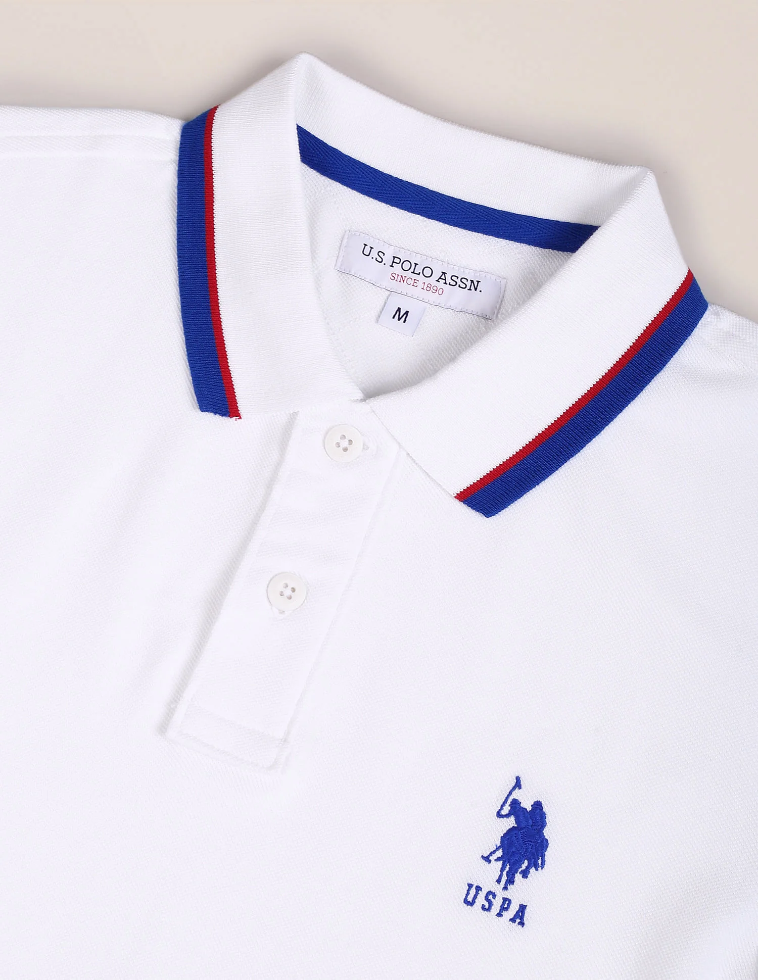 Tipped Collar Slim Fit Polo Shirt - Image 2