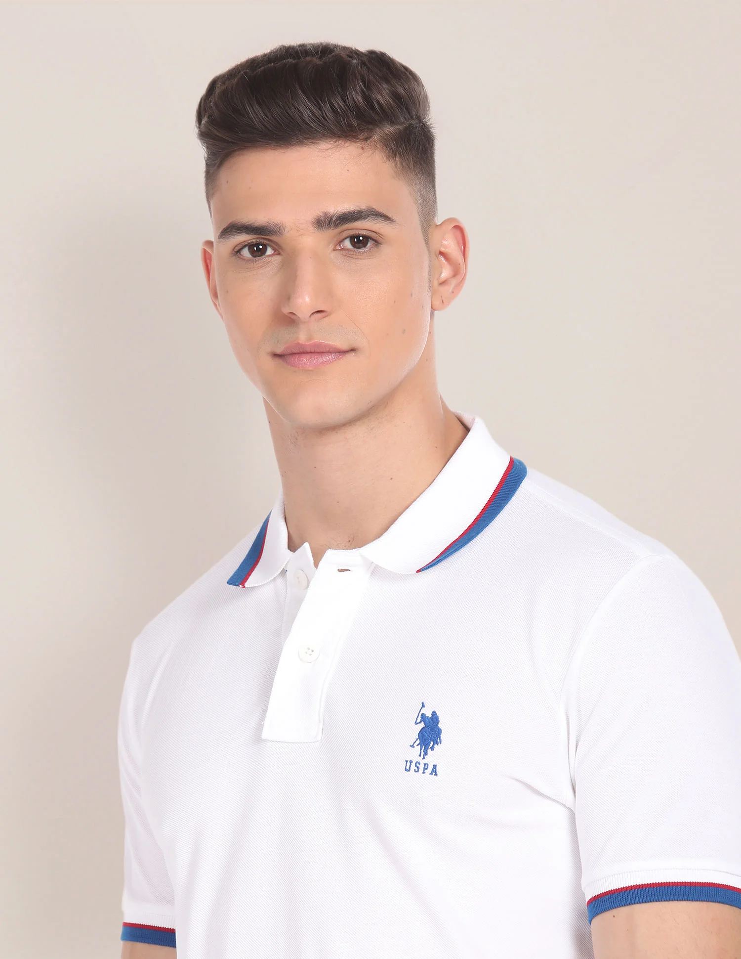 Tipped Collar Slim Fit Polo Shirt - Image 7