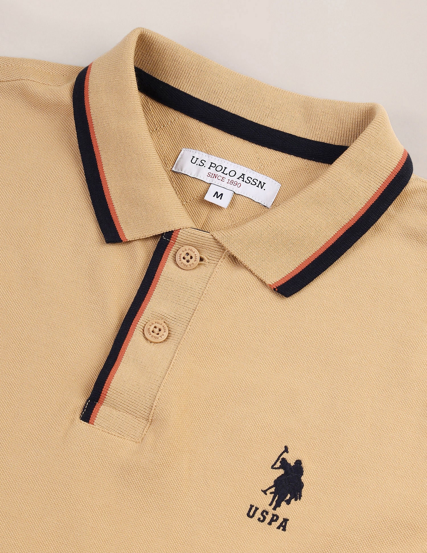Tipped Collar Slim Polo Shirt - Image 2