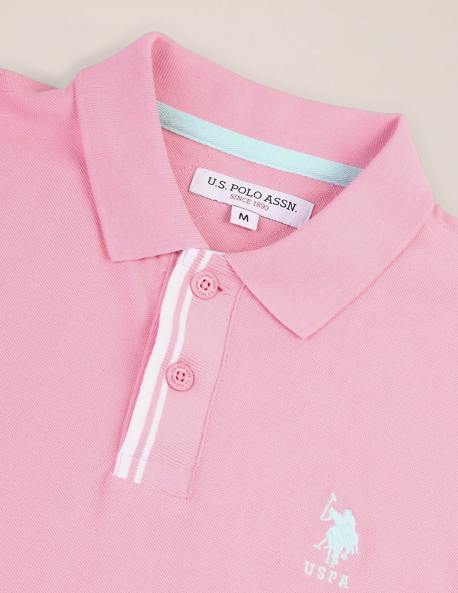 Tipped Placket Slim Polo Shirt - Image 2