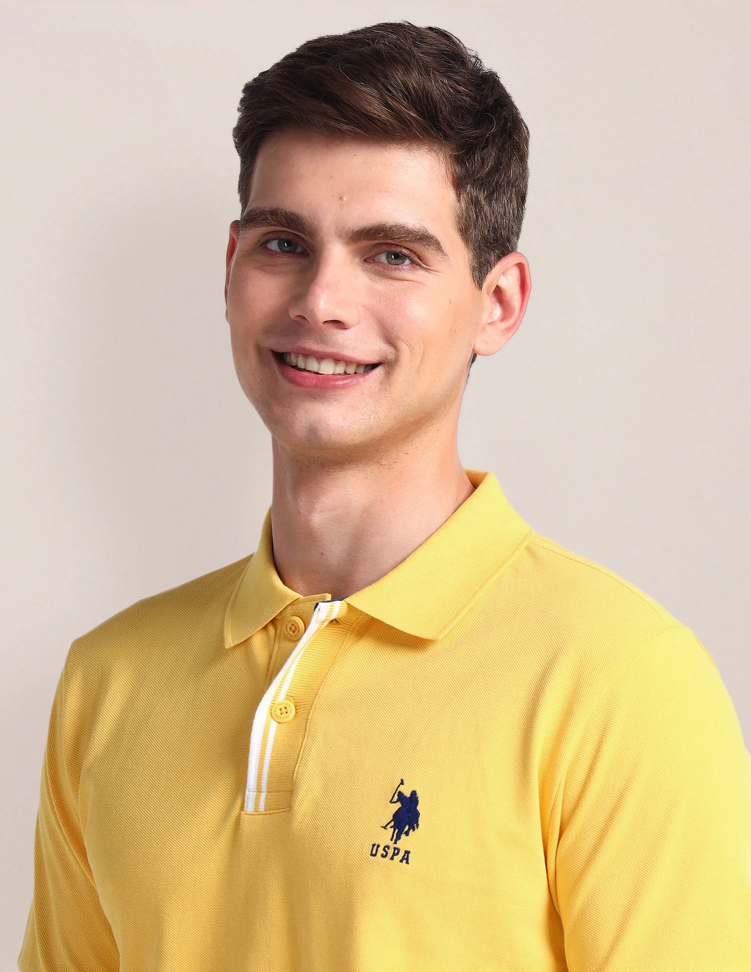 Tipped Placket Slim Polo Shirt - Image 7