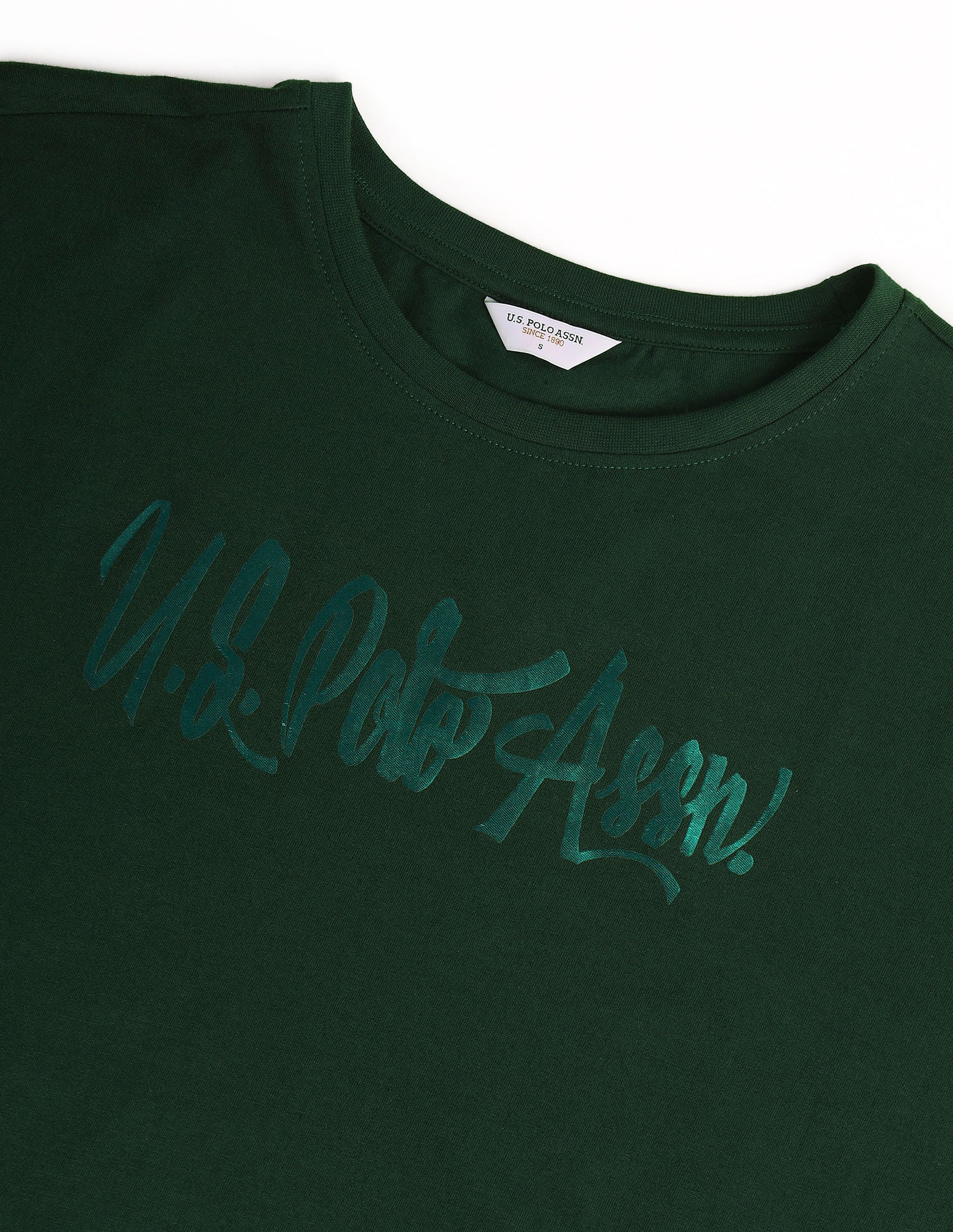 Tonal Logo Cotton Boyfriend T-Shirt - Image 2