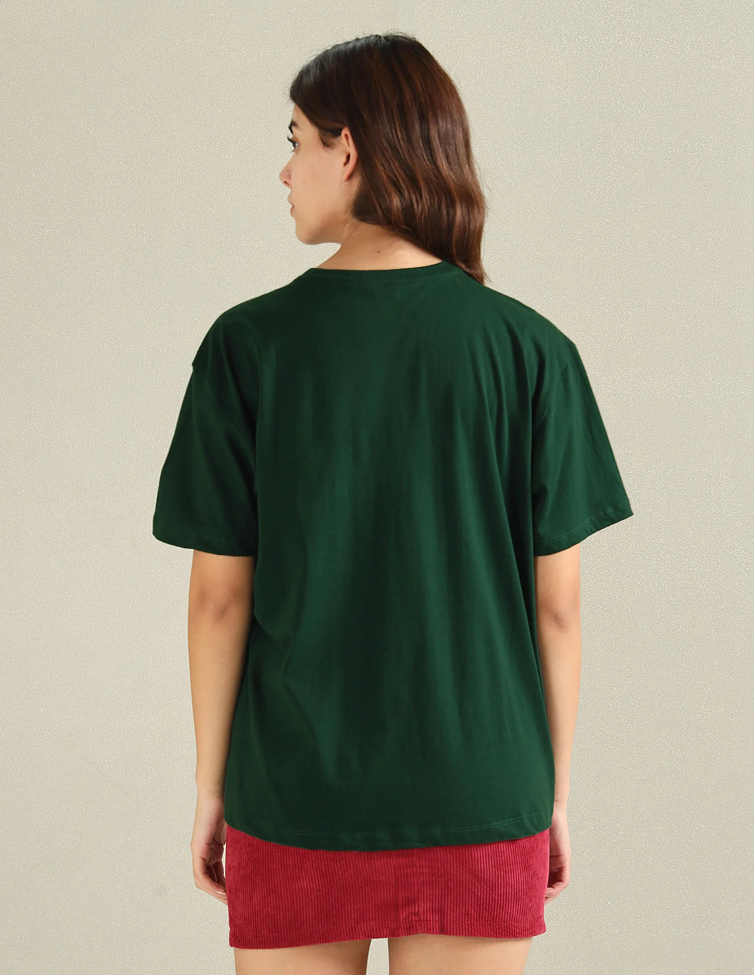 Tonal Logo Cotton Boyfriend T-Shirt - Image 5