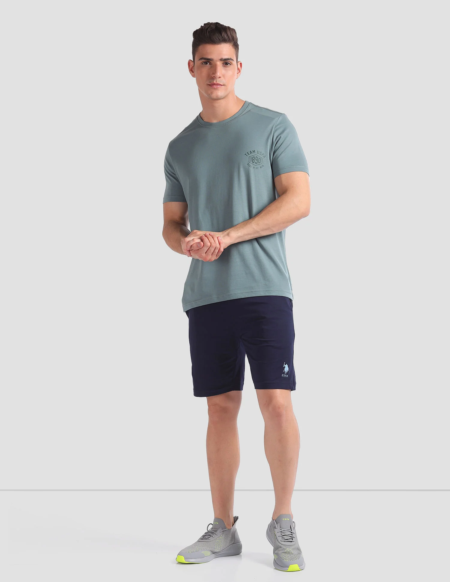 Tonal Logo Cotton IYAL Lounge T-Shirt - Pack Of 2 - Image 3