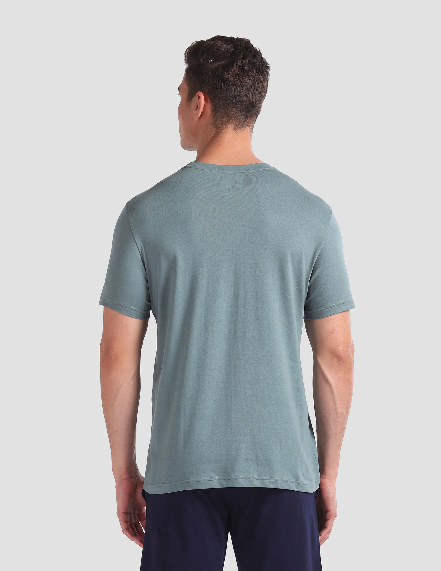 Tonal Logo Cotton IYAL Lounge T-Shirt - Pack Of 2 - Image 5