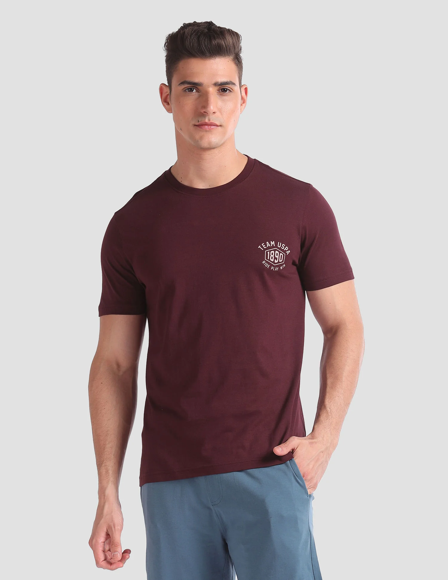 Tonal Logo Cotton IYAL Lounge T-Shirt - Pack Of 2 - Image 6