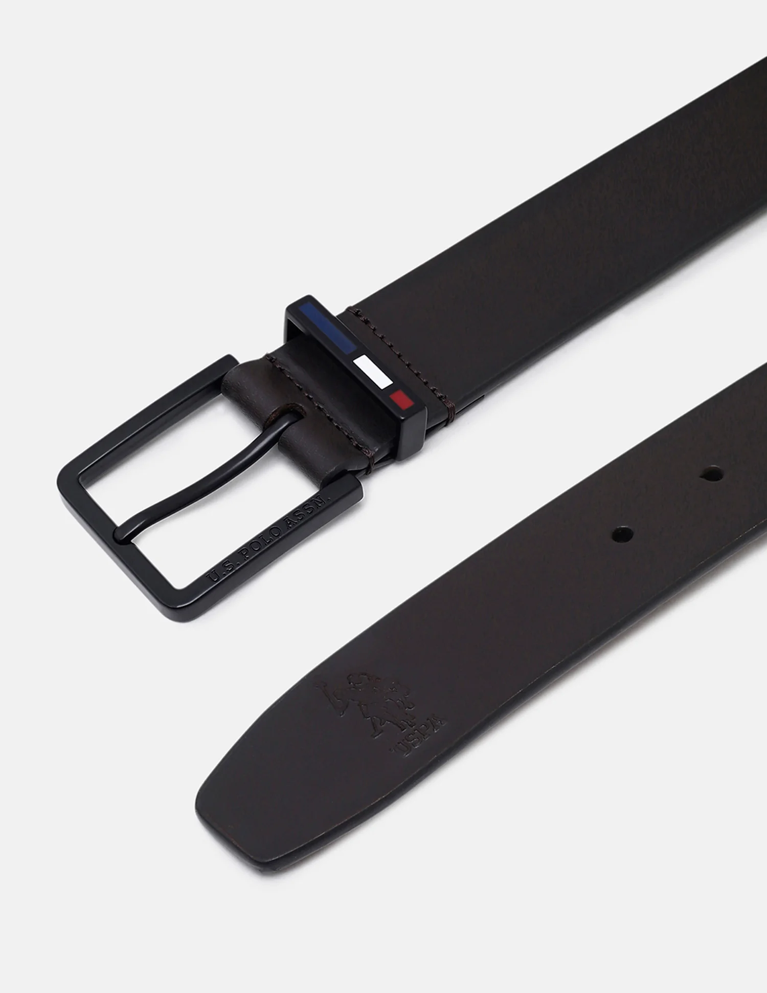 Trento Solid Leather Belt - Image 4