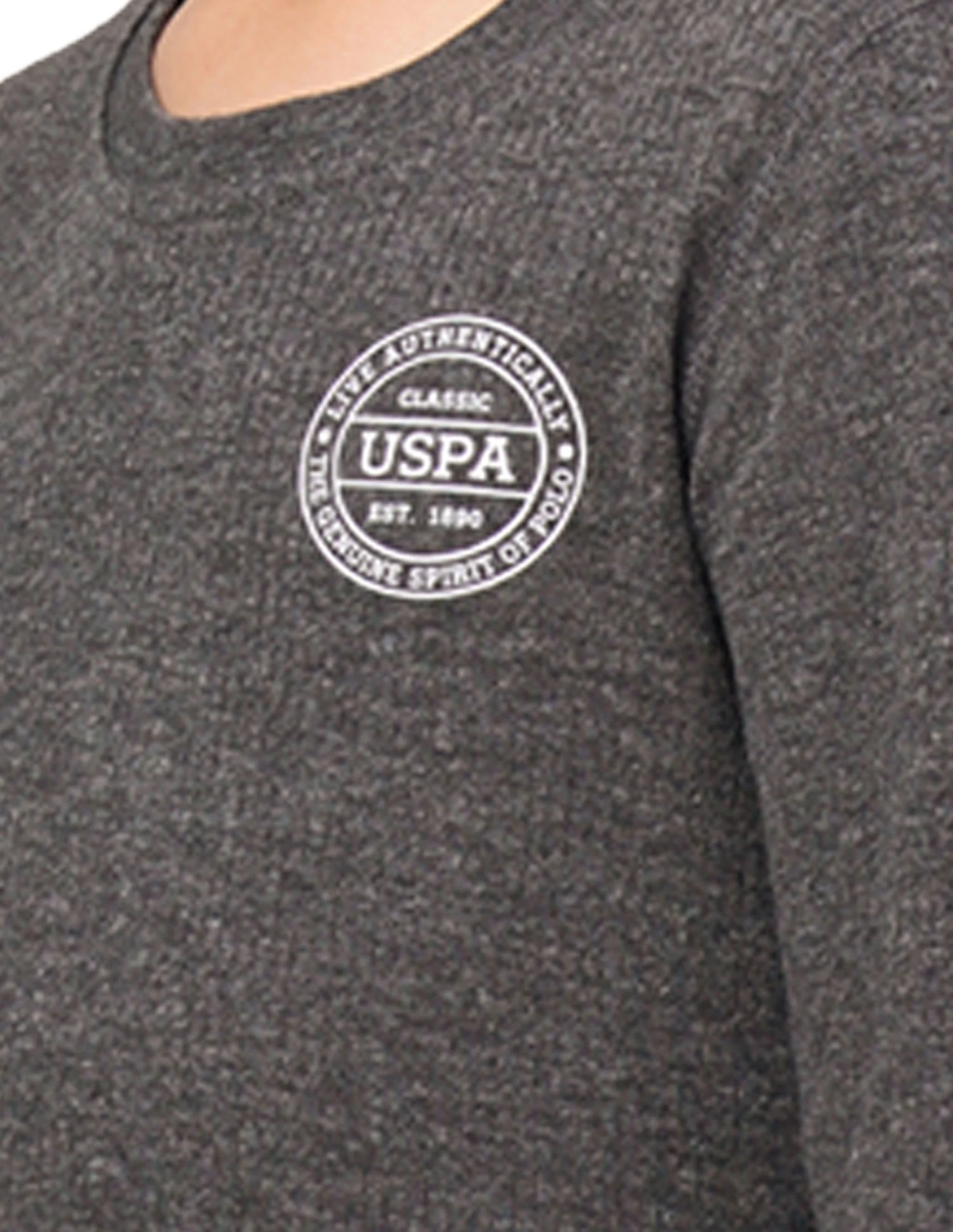 Tri Blend Crew Neck IKWA Thermal T-Shirt - Pack Of 1 - Image 4