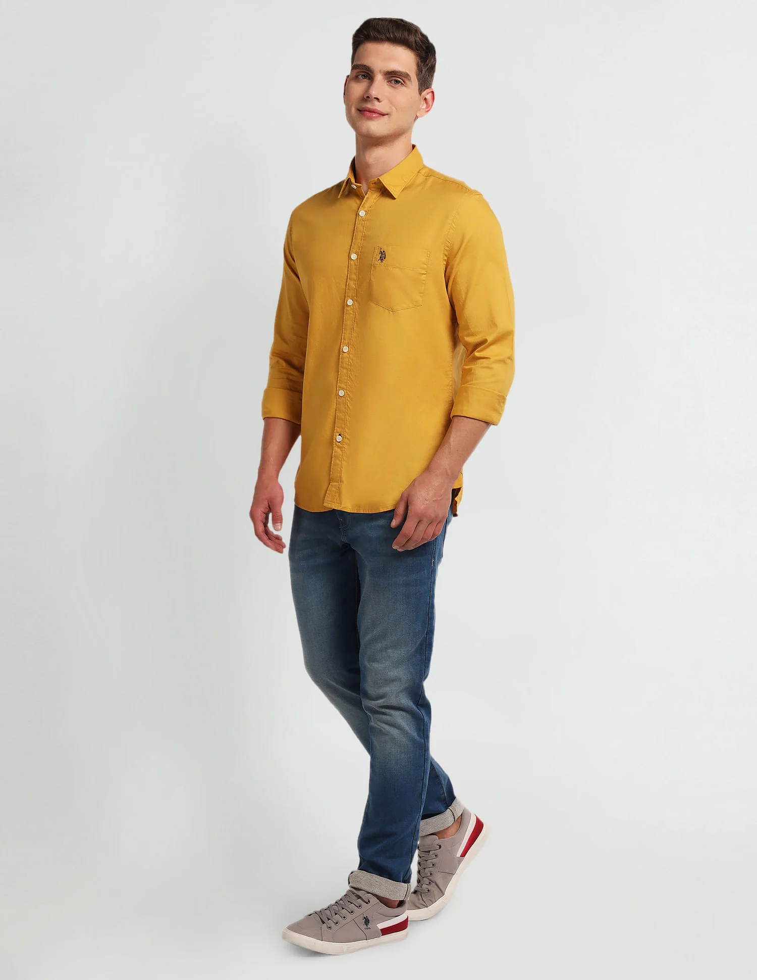 Twill Slim Fit Shirt - Image 3
