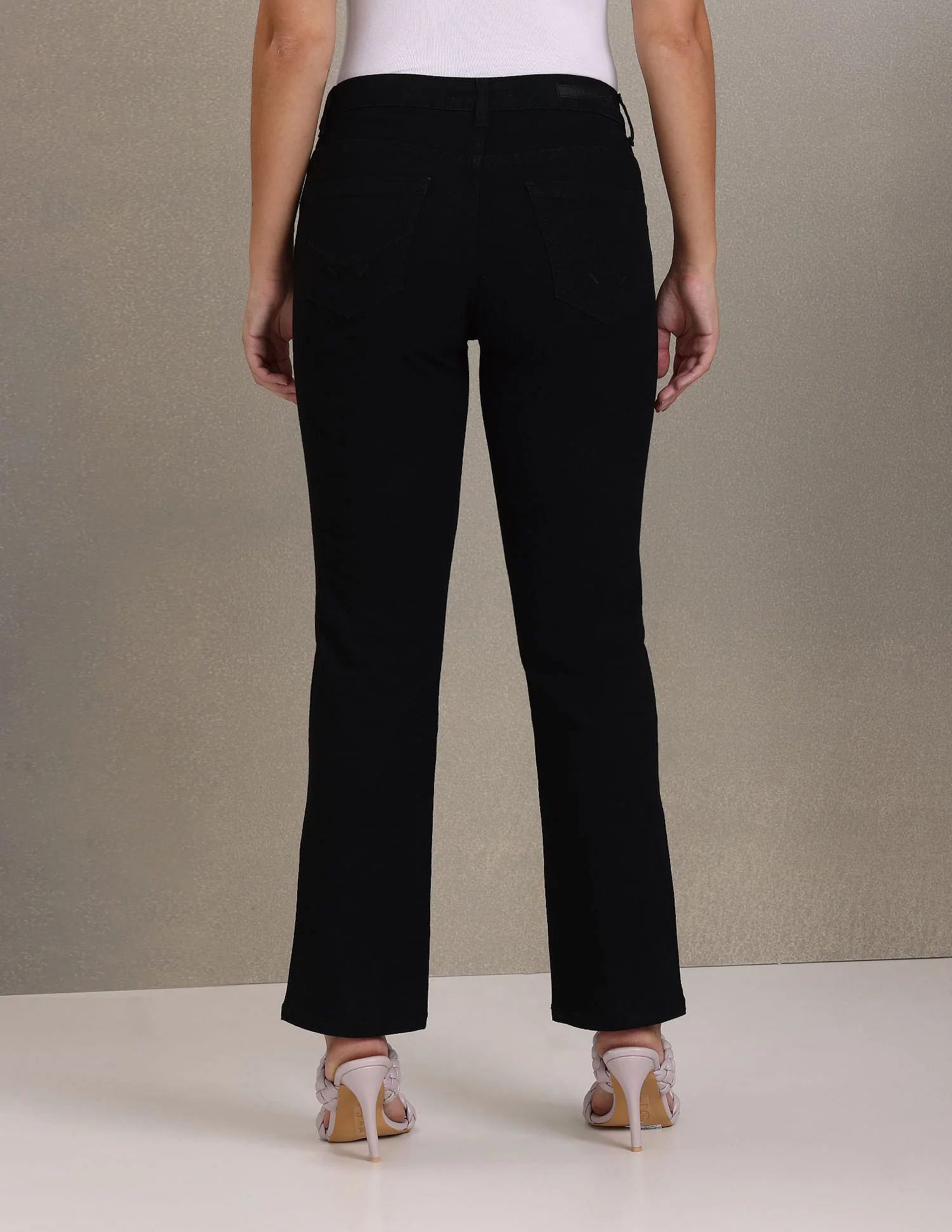 Twill Weave Straight Fit Jeans - Image 5