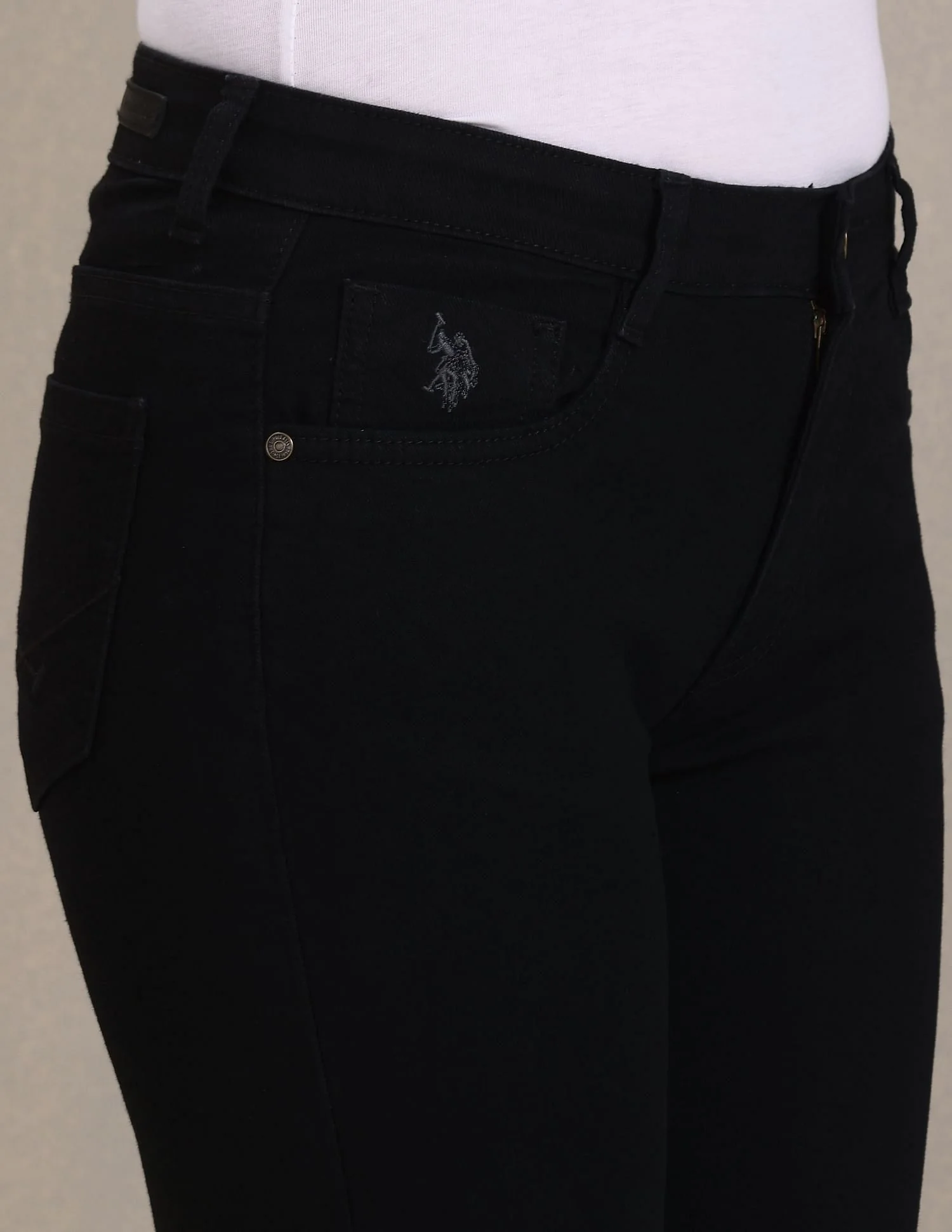 Twill Weave Straight Fit Jeans - Image 8