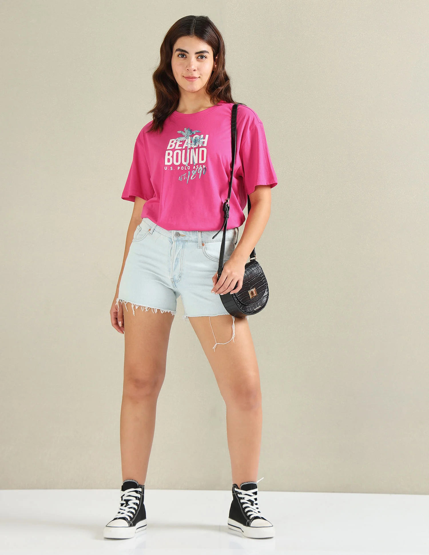 Typographic Print Boyfriend T-Shirt - Image 3