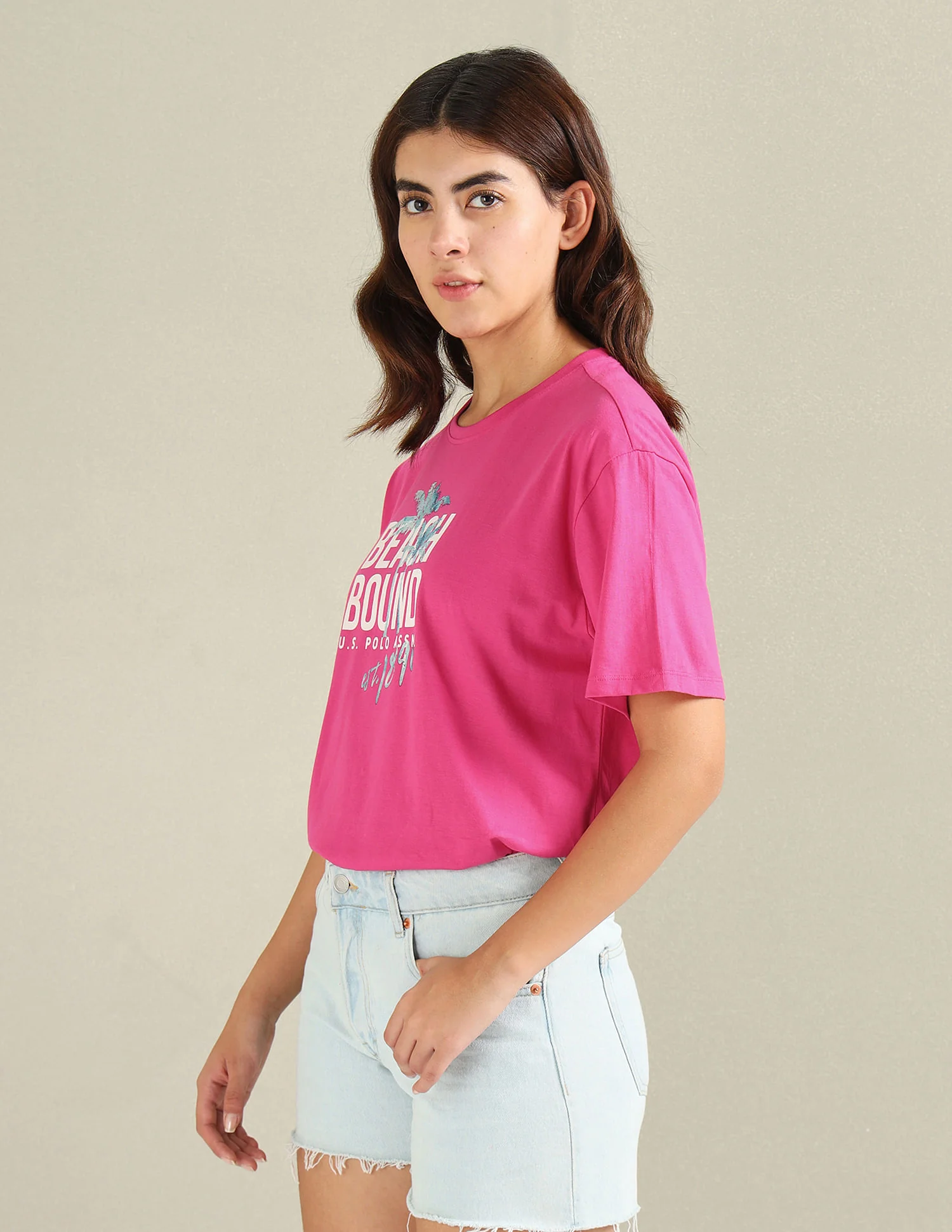 Typographic Print Boyfriend T-Shirt - Image 4