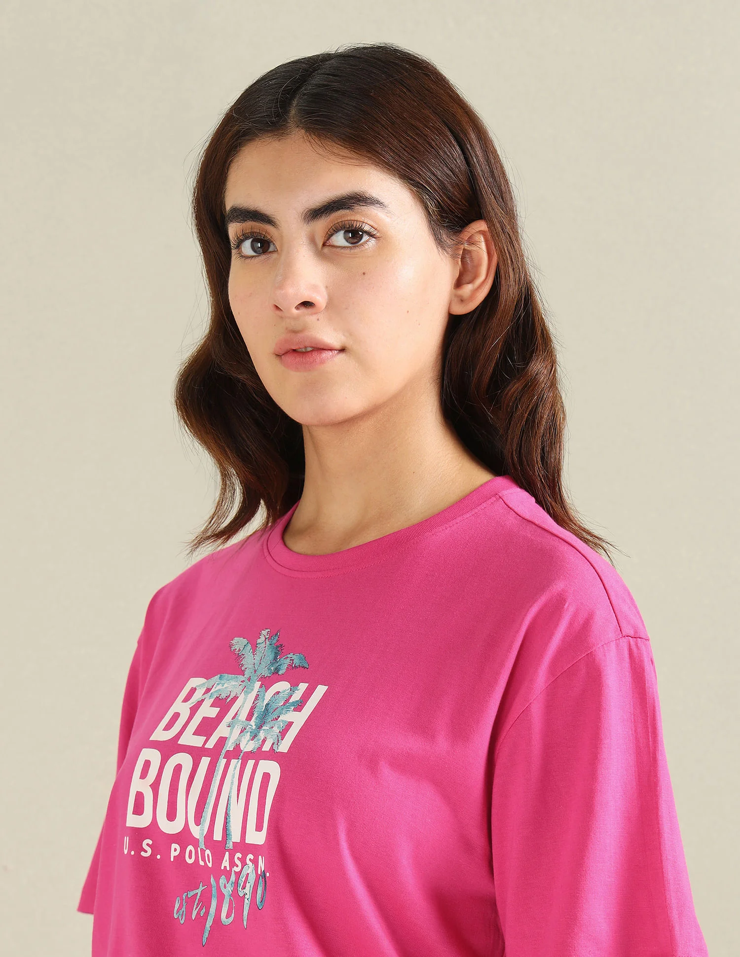 Typographic Print Boyfriend T-Shirt - Image 7