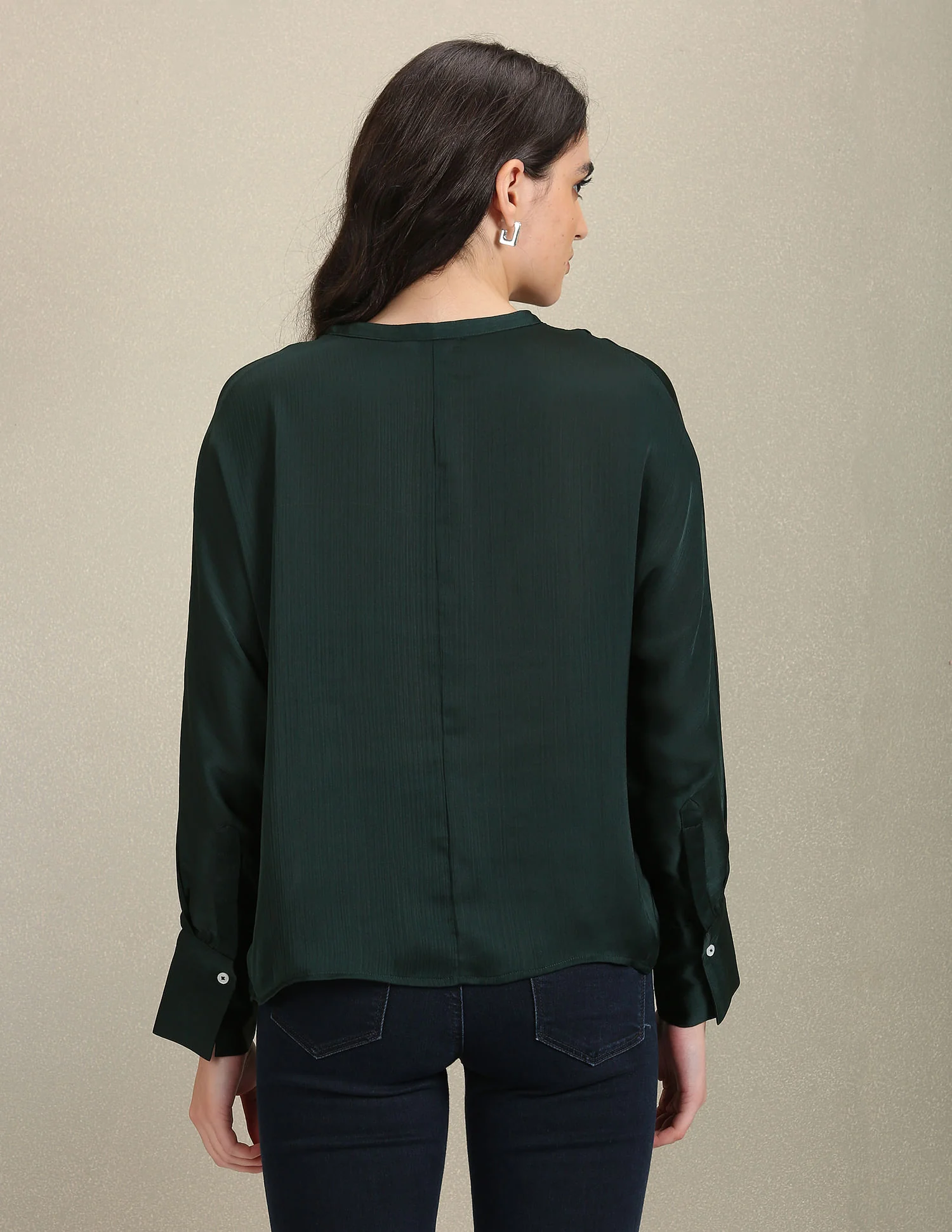 V-Neck Solid Top - Image 5