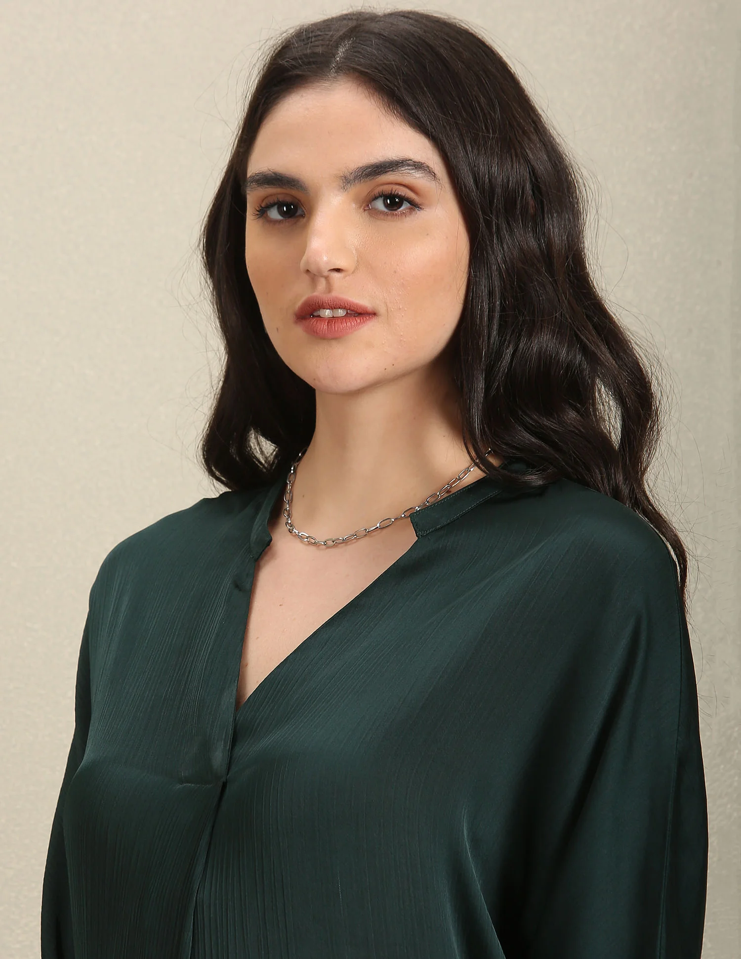 V-Neck Solid Top - Image 7