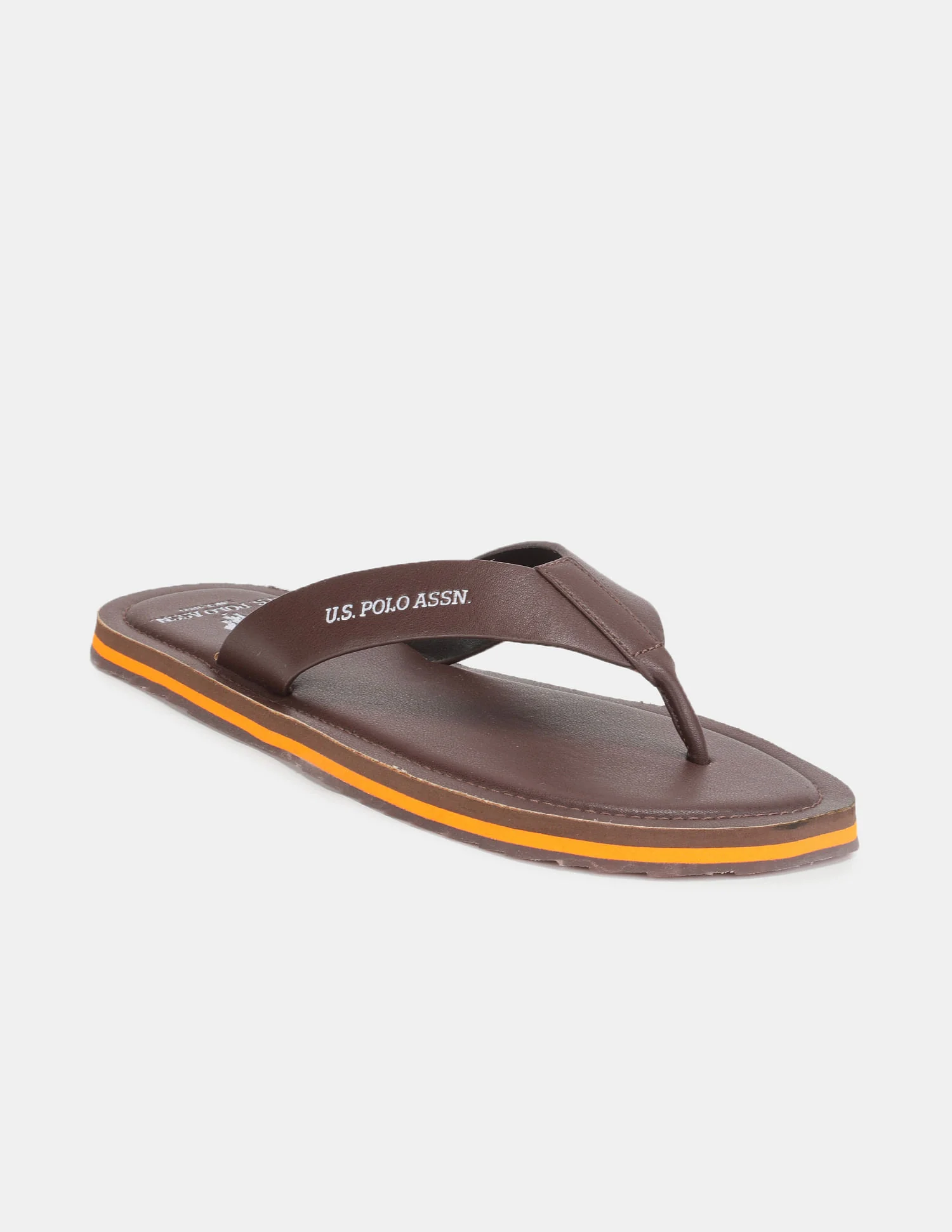 V-Strap Brand Print Aldan Flip Flops - Image 3
