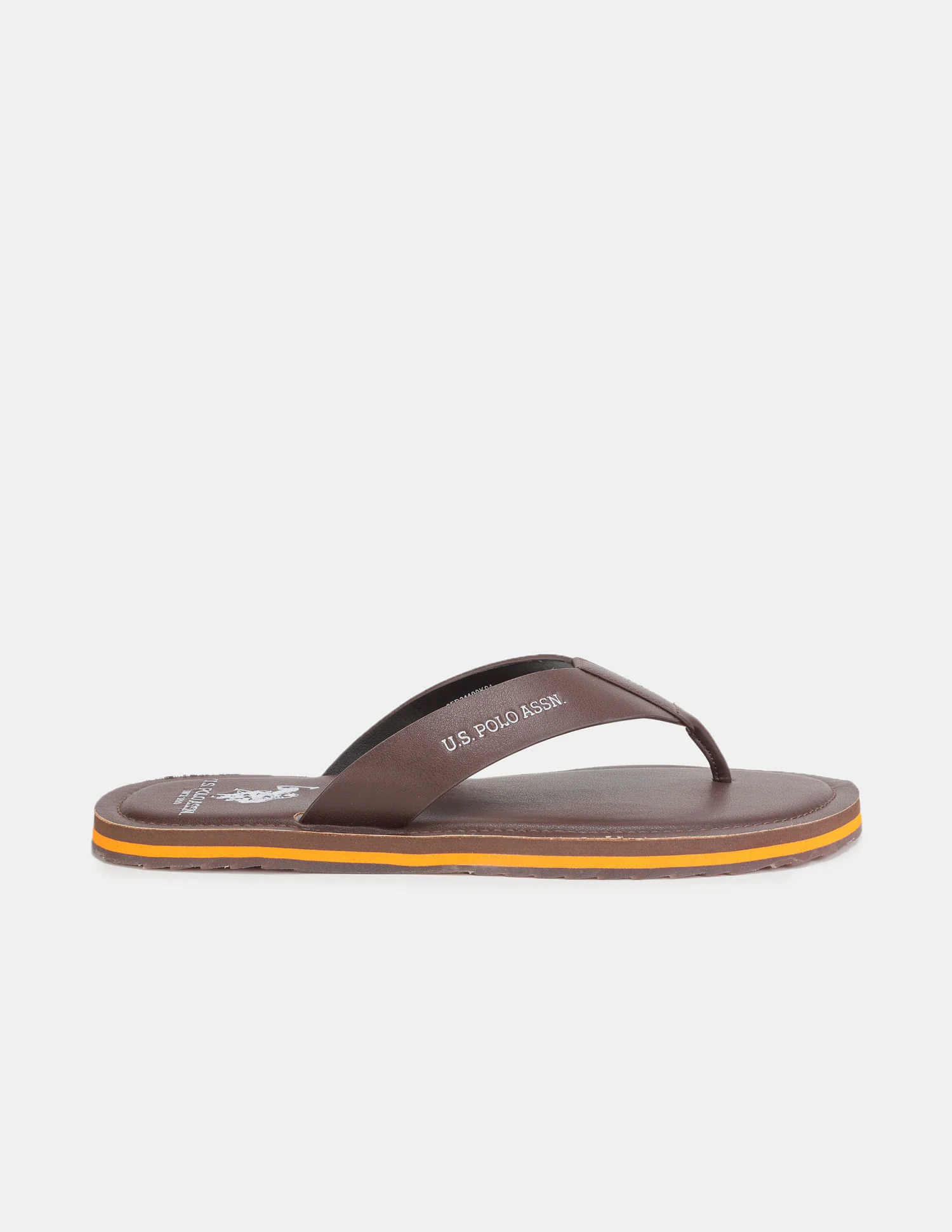 V-Strap Brand Print Aldan Flip Flops - Image 4