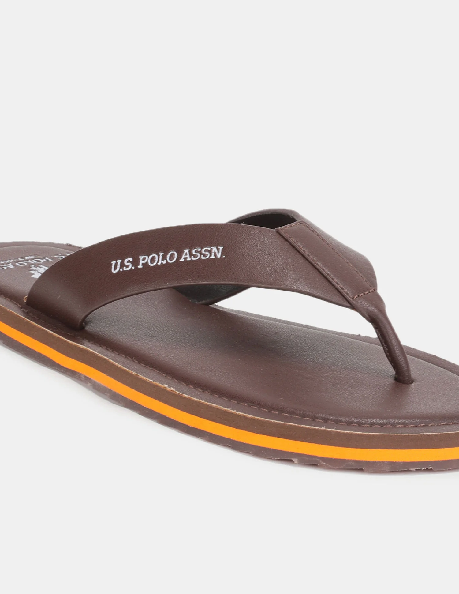 V-Strap Brand Print Aldan Flip Flops - Image 6