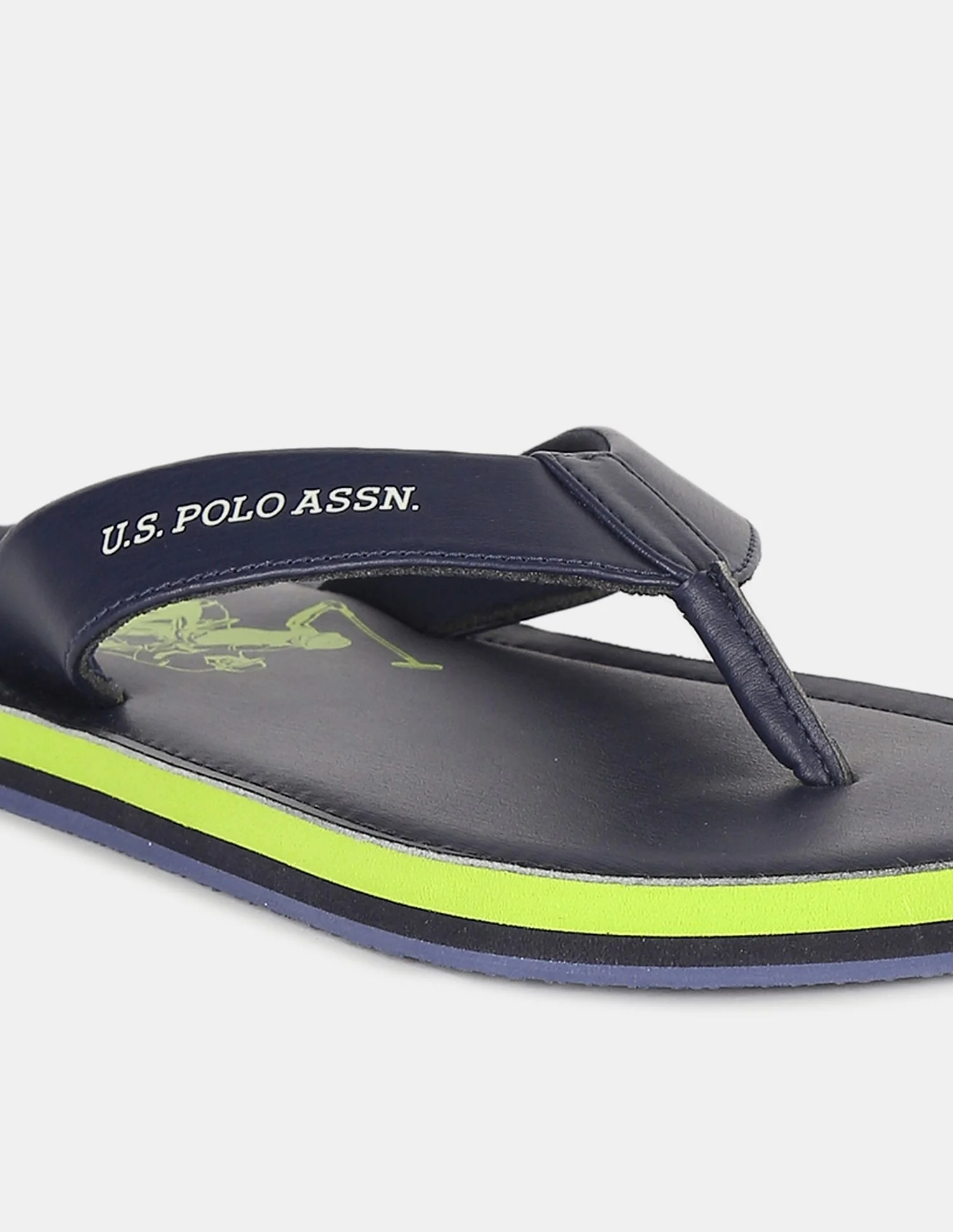 V-Strap Brand Print Non-Skid Irling Flip Flops - Image 5