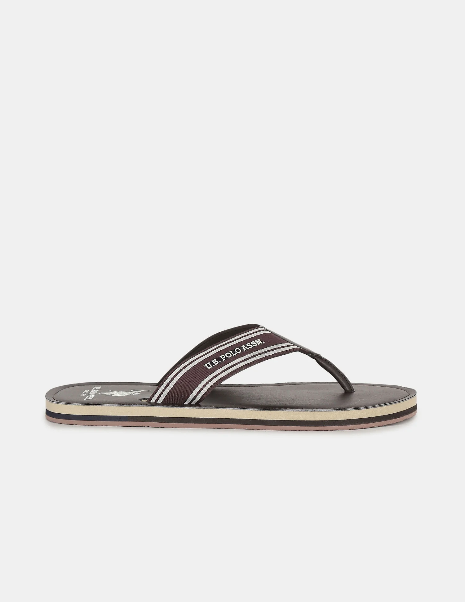 V-Strap Brand Print Non-Skid Ricard Flip Flops - Image 3