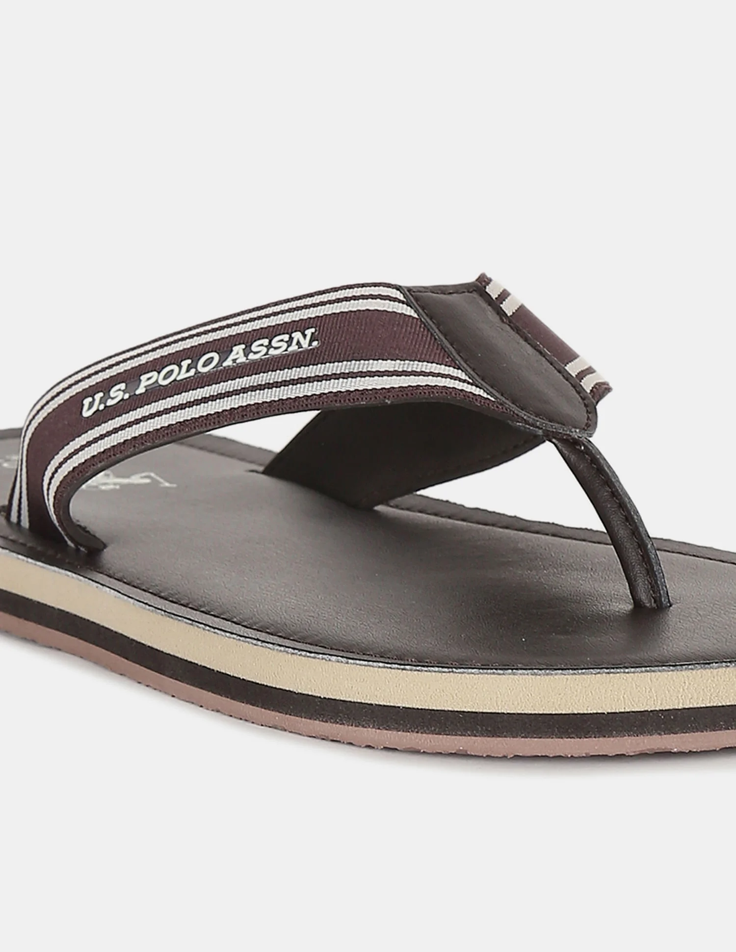 V-Strap Brand Print Non-Skid Ricard Flip Flops - Image 5