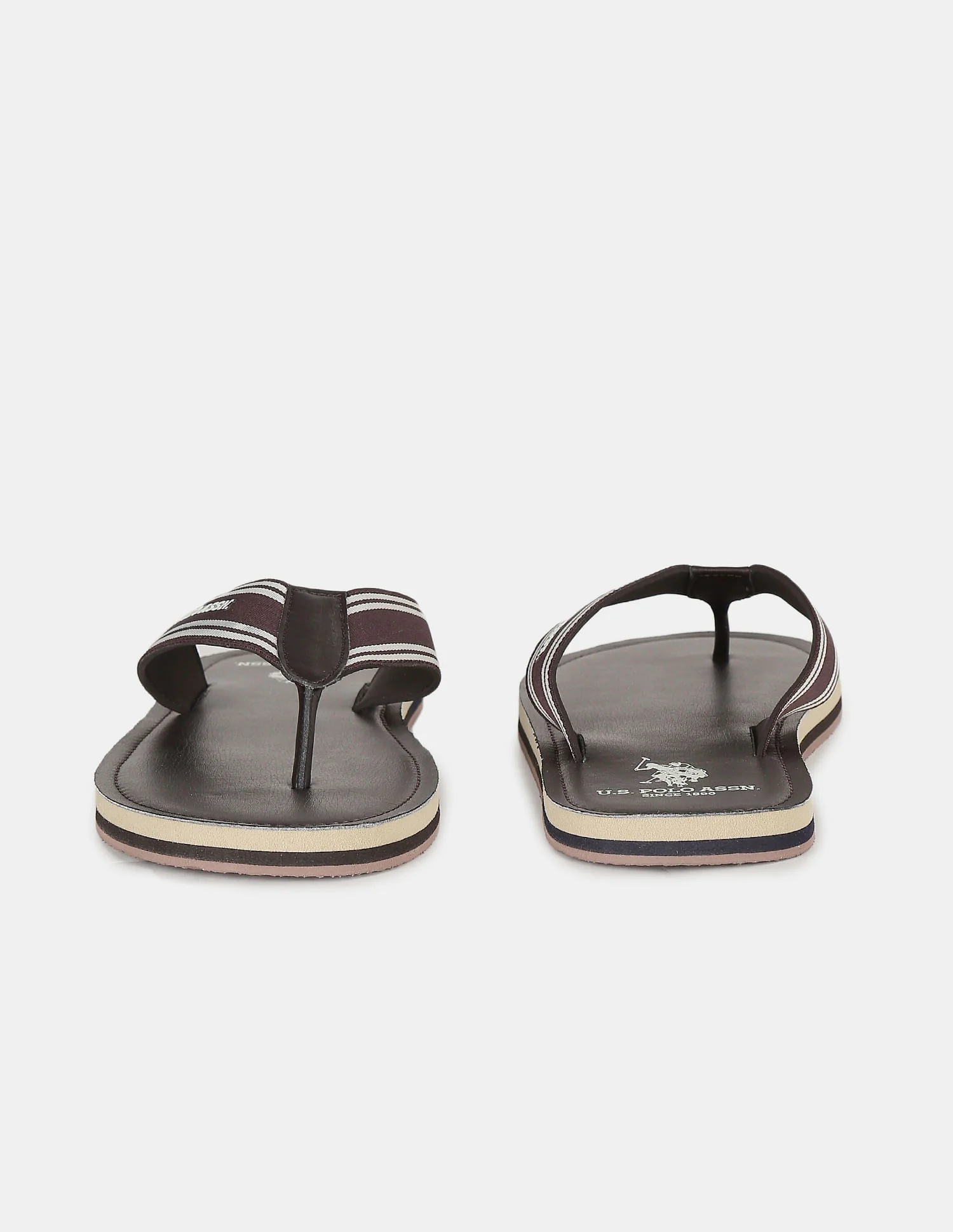 V-Strap Brand Print Non-Skid Ricard Flip Flops - Image 6