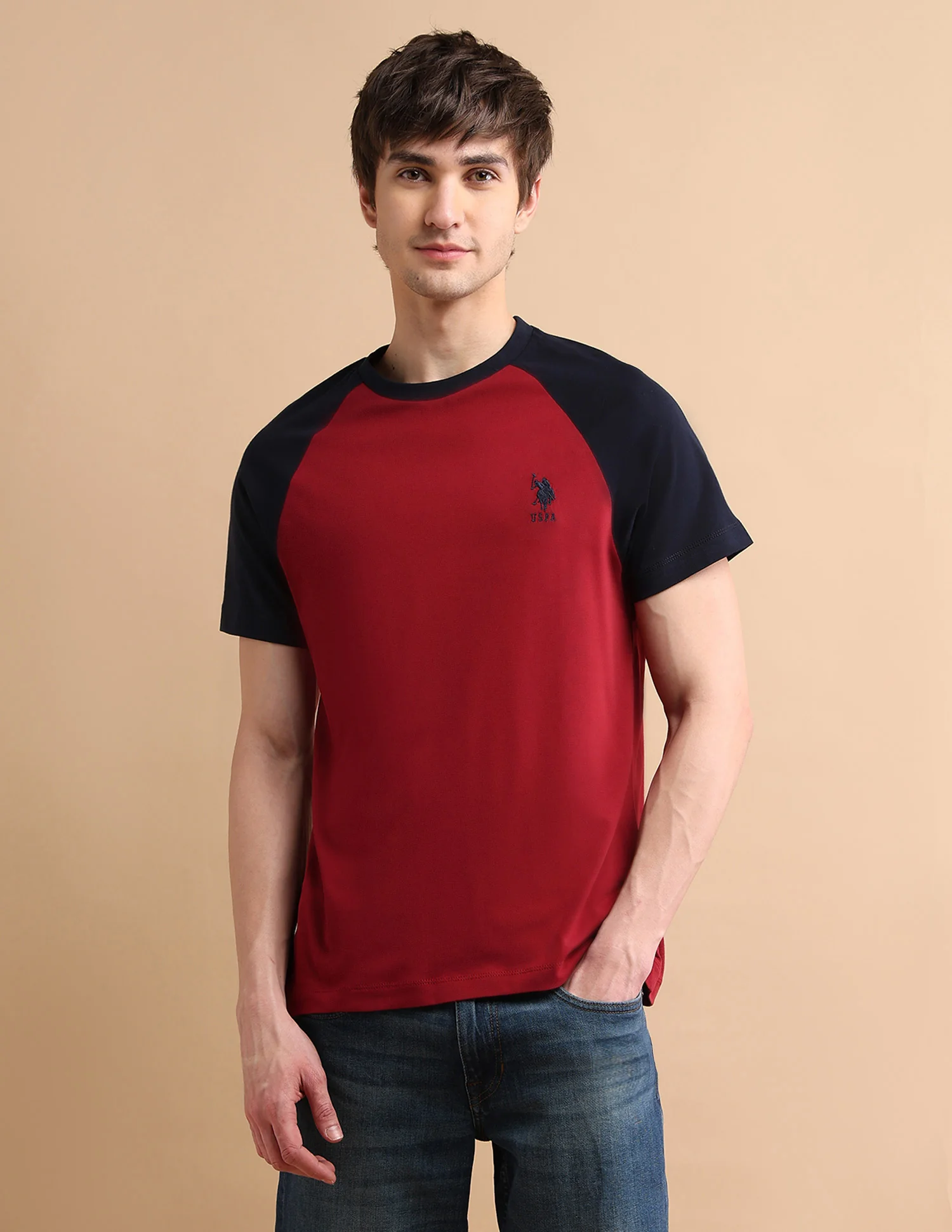 Varsity Colour Block T-Shirt - Image 6