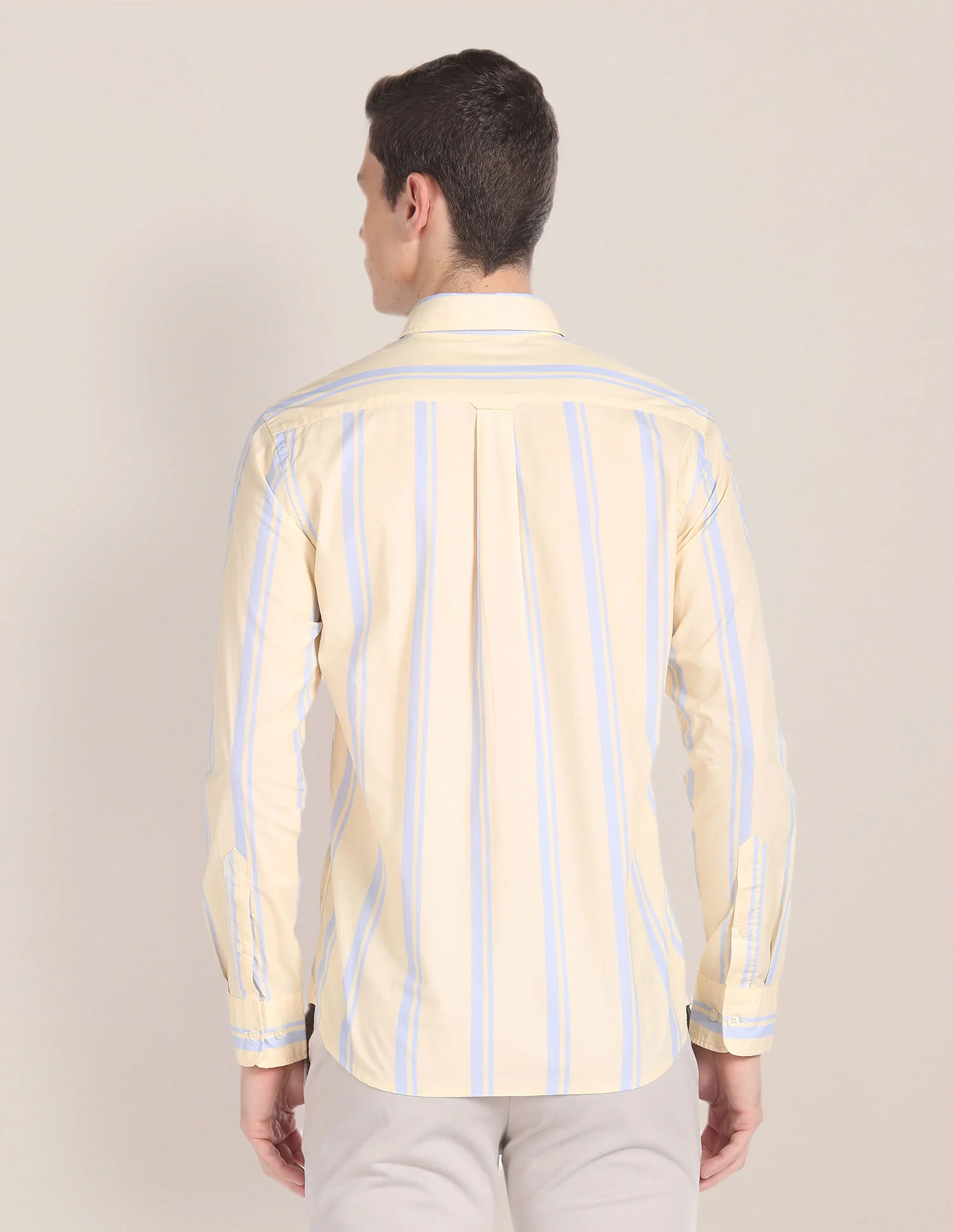 Vertical Stripe Oxford Shirt - Image 5