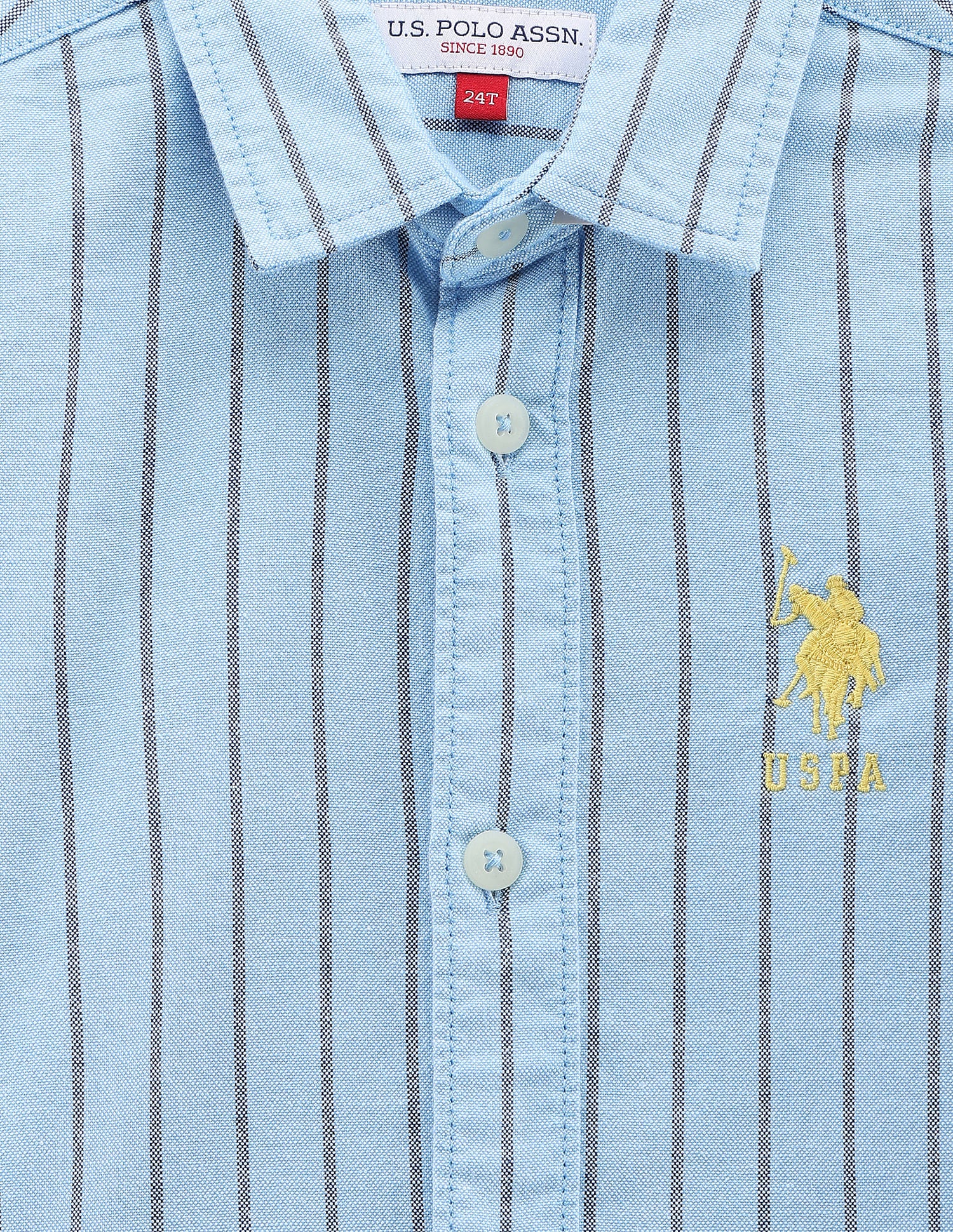 Vertical Stripe Oxford Shirt - Image 3