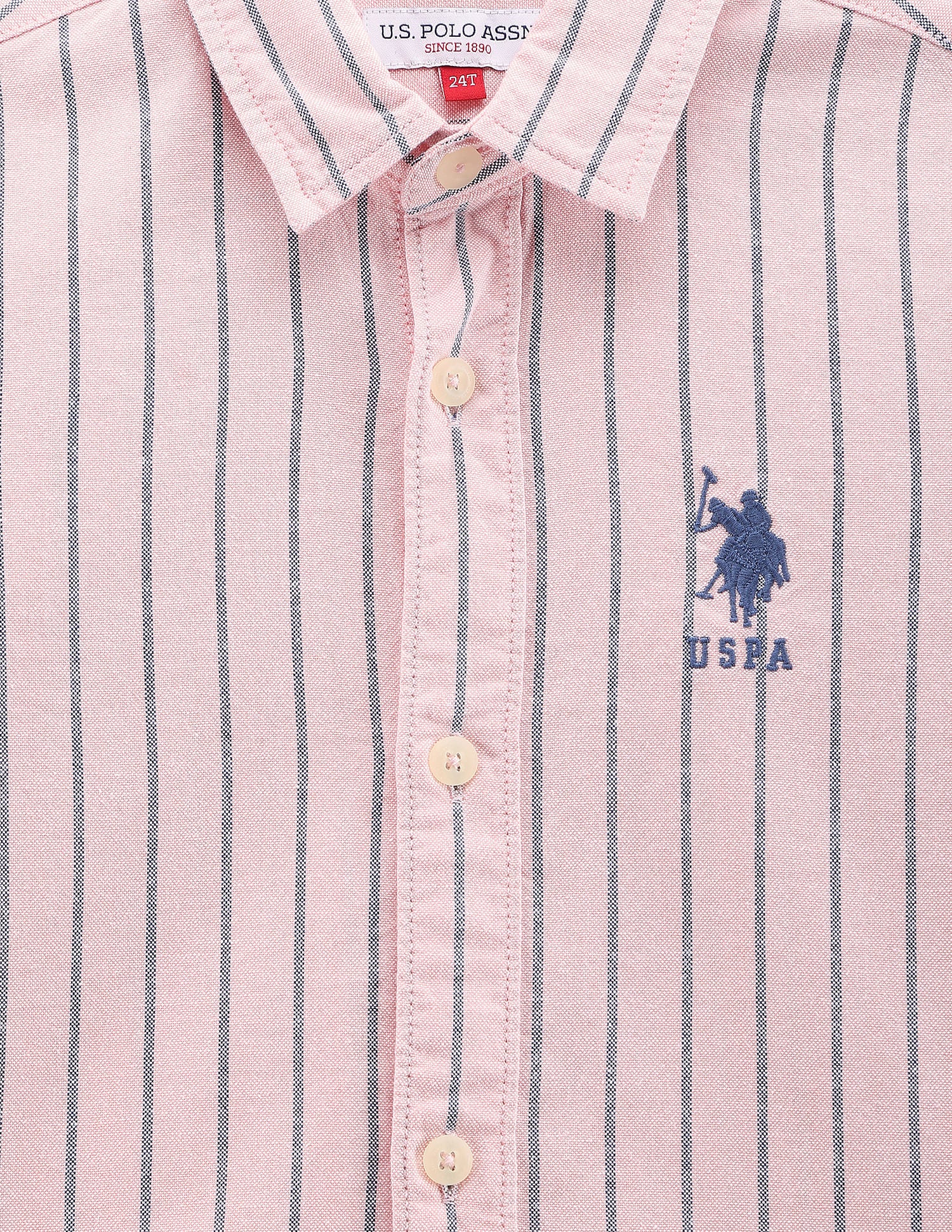 Vertical Stripe Oxford Shirt - Image 3