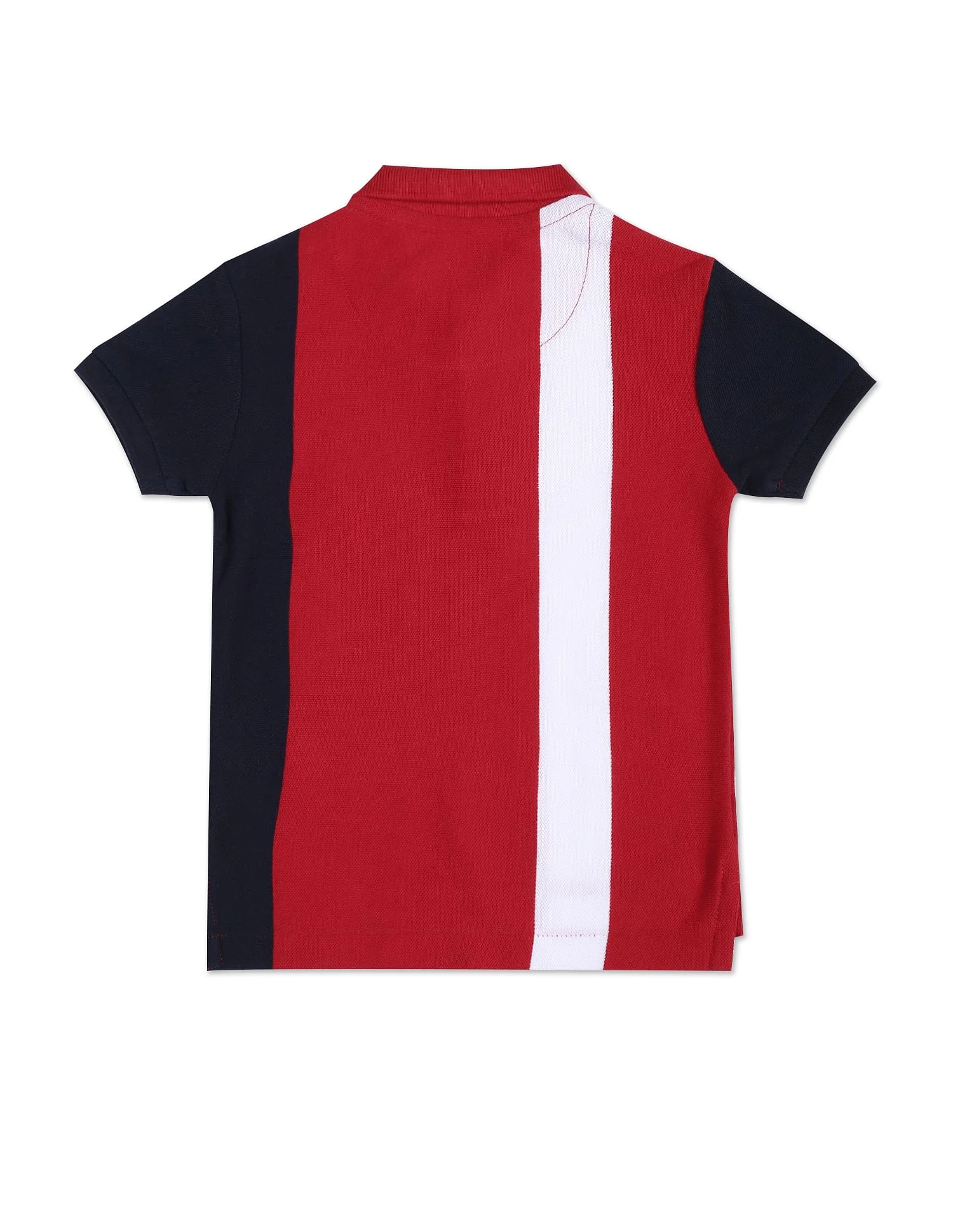 Vertical Stripe Polo Shirt - Image 2